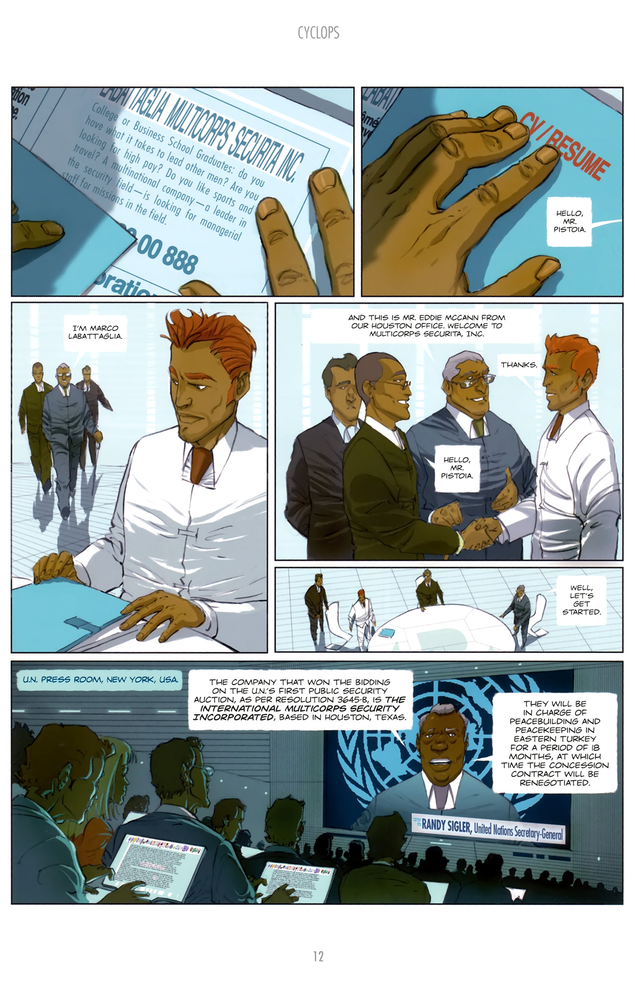 Read online Cyclops (2010) comic -  Issue #1 - 12