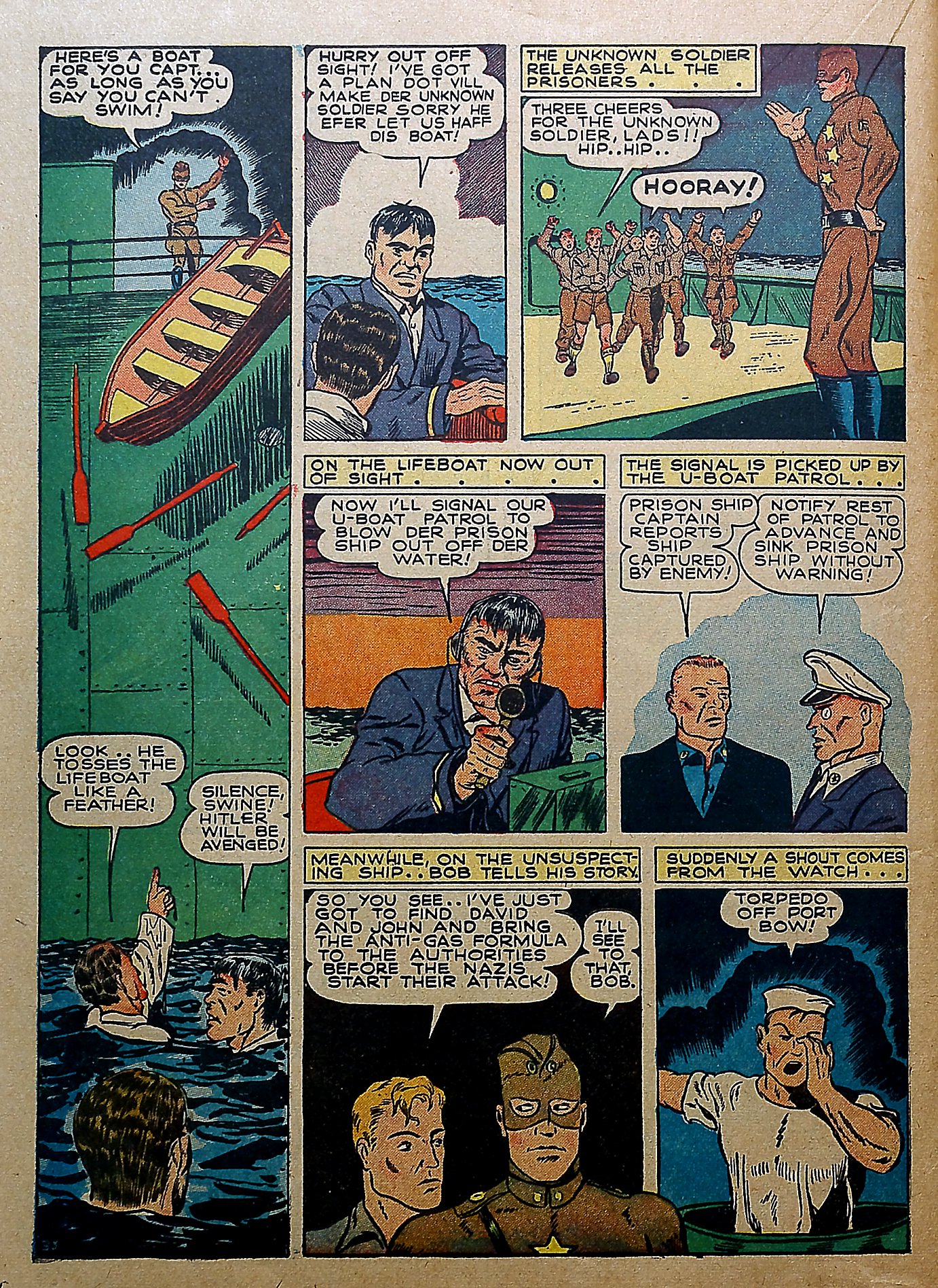 Read online Our Flag Comics comic -  Issue #5 - 35