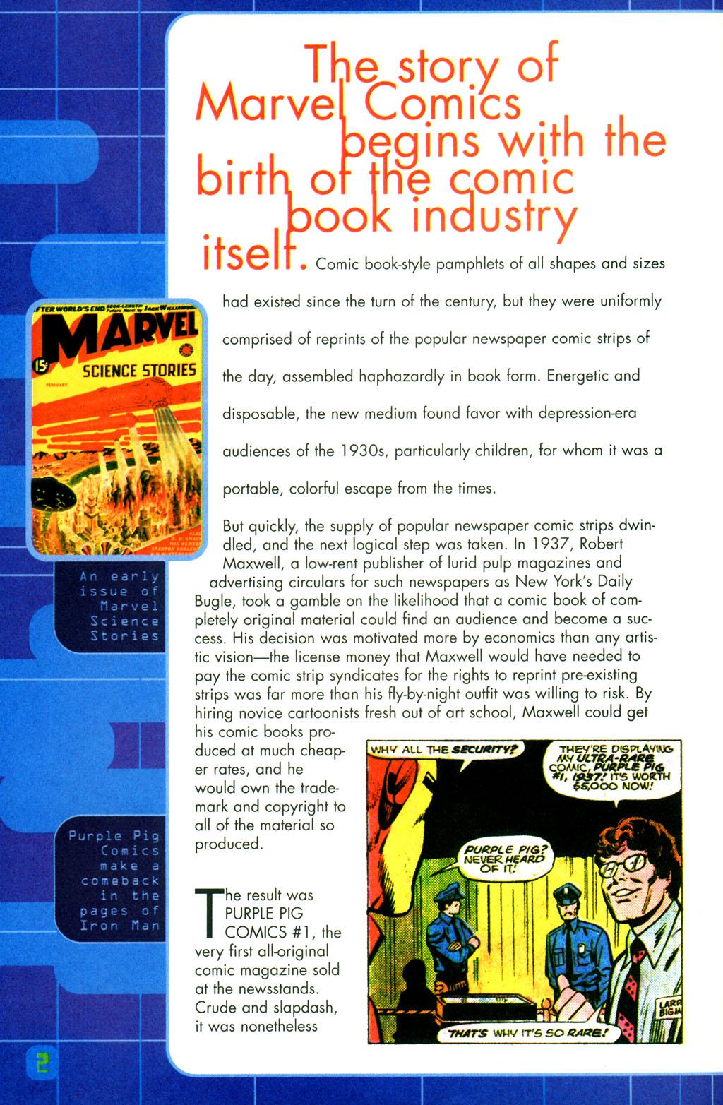 Read online The History of Marvels Comics comic -  Issue # Full - 4