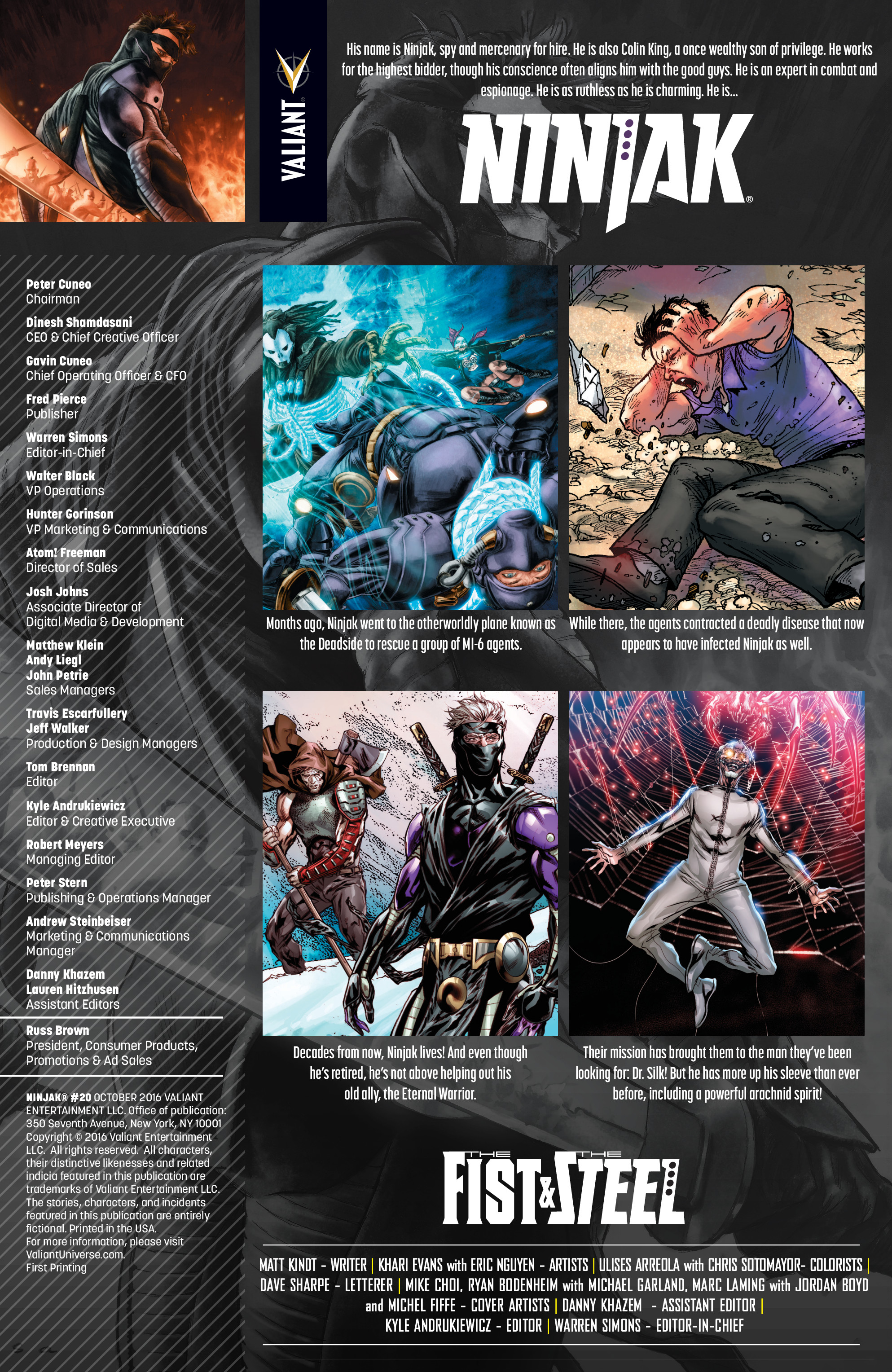 Read online Ninjak (2015) comic -  Issue #20 - 2