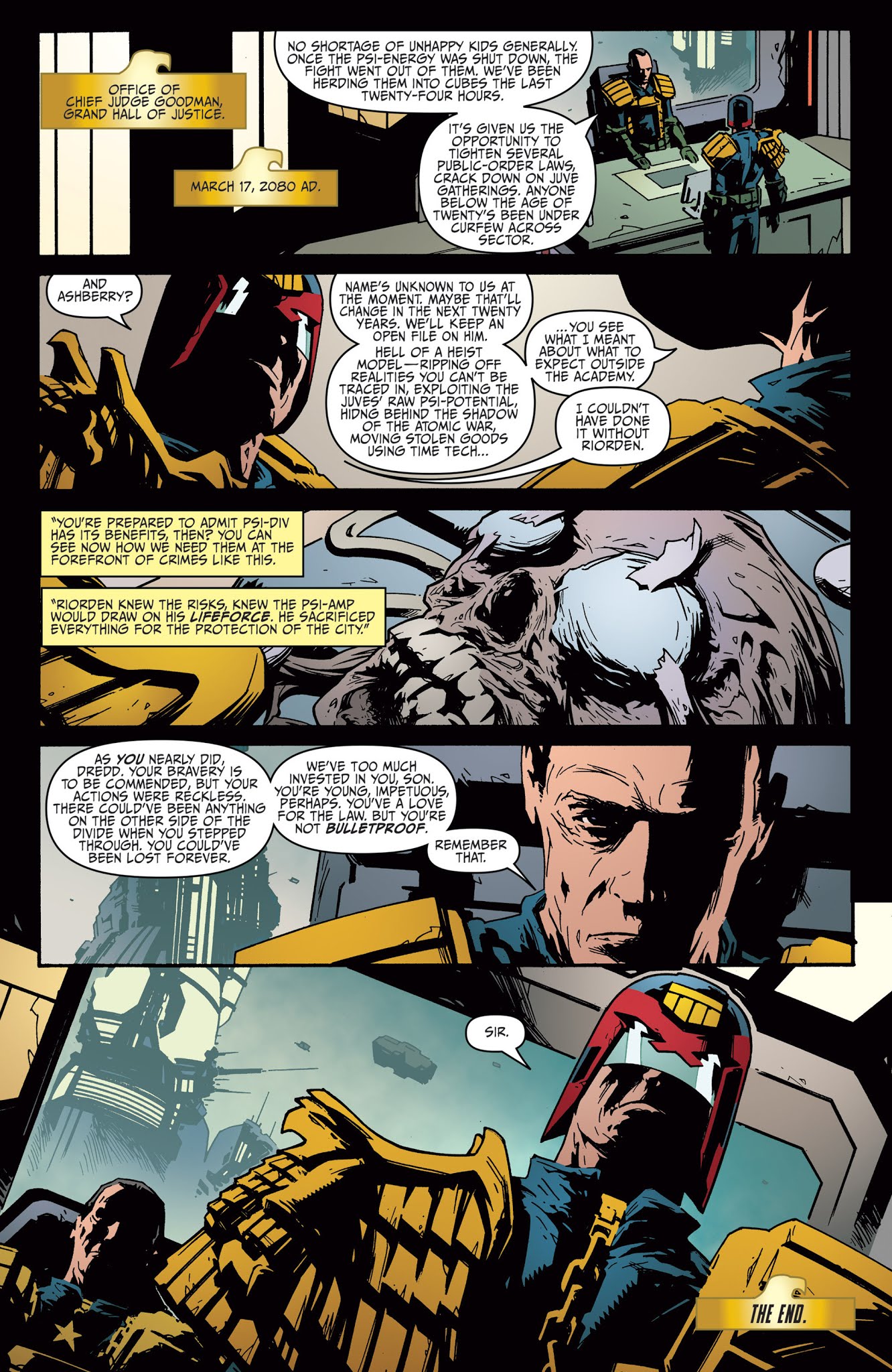 Read online Judge Dredd: Year One comic -  Issue #4 - 24