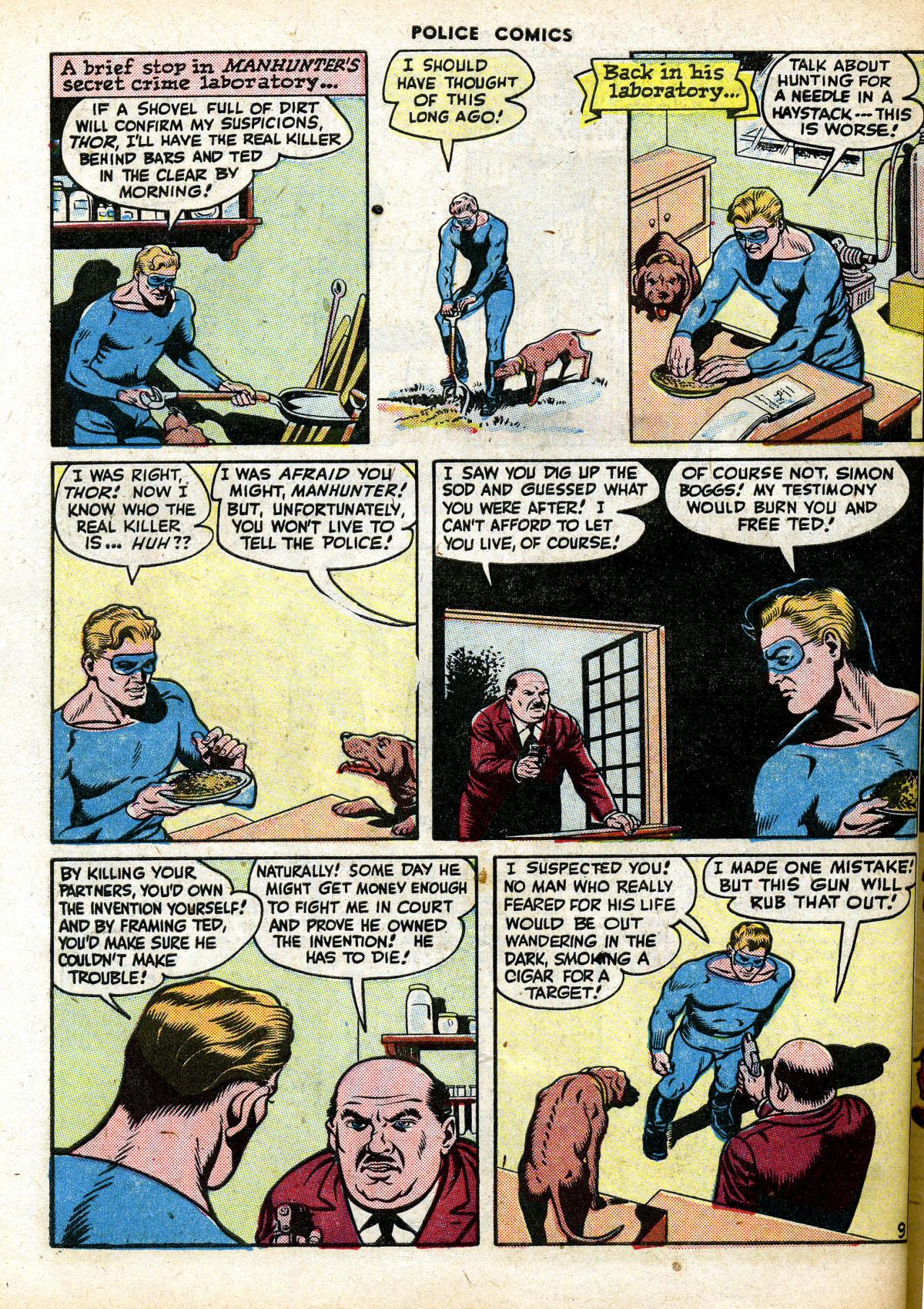 Read online Police Comics comic -  Issue #63 - 56
