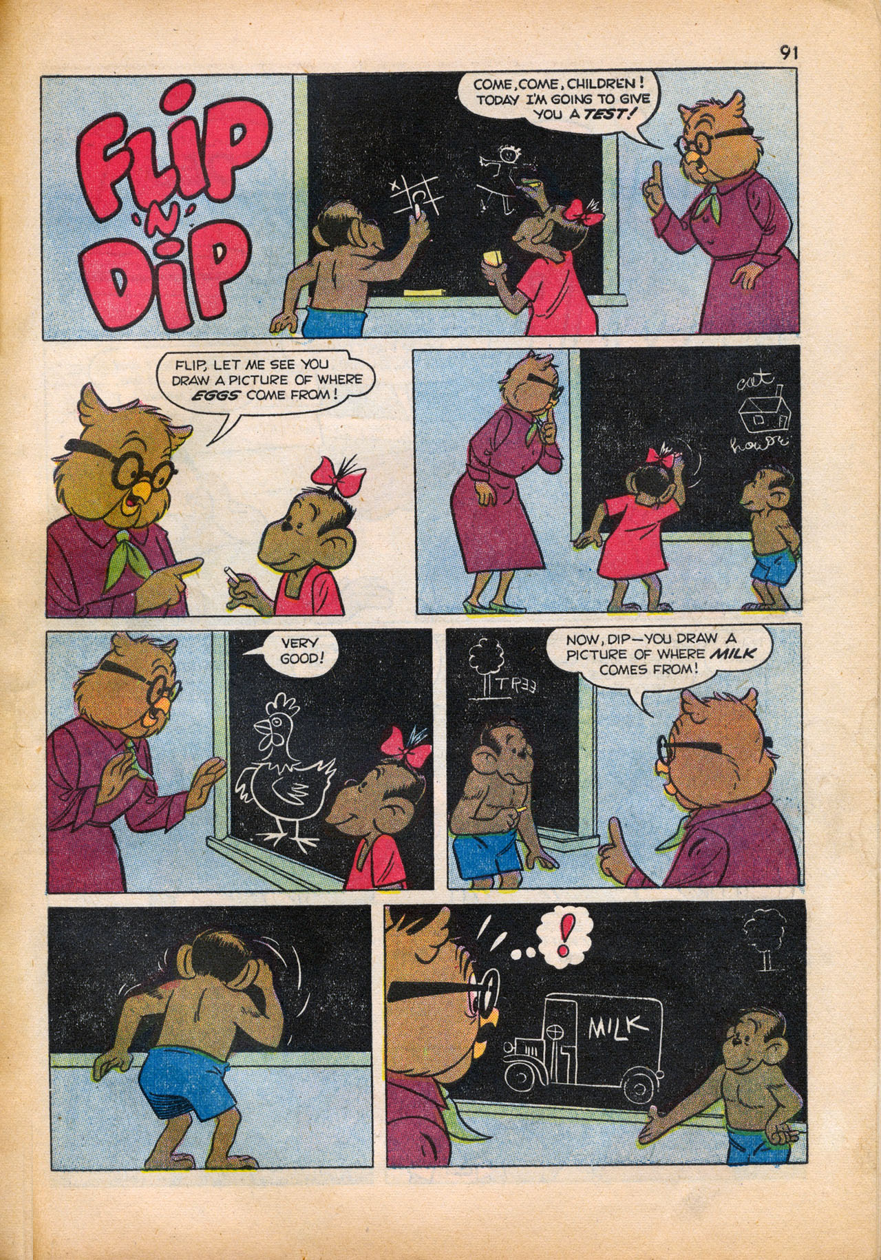 Read online Tom & Jerry's Back to School comic -  Issue # TPB - 93