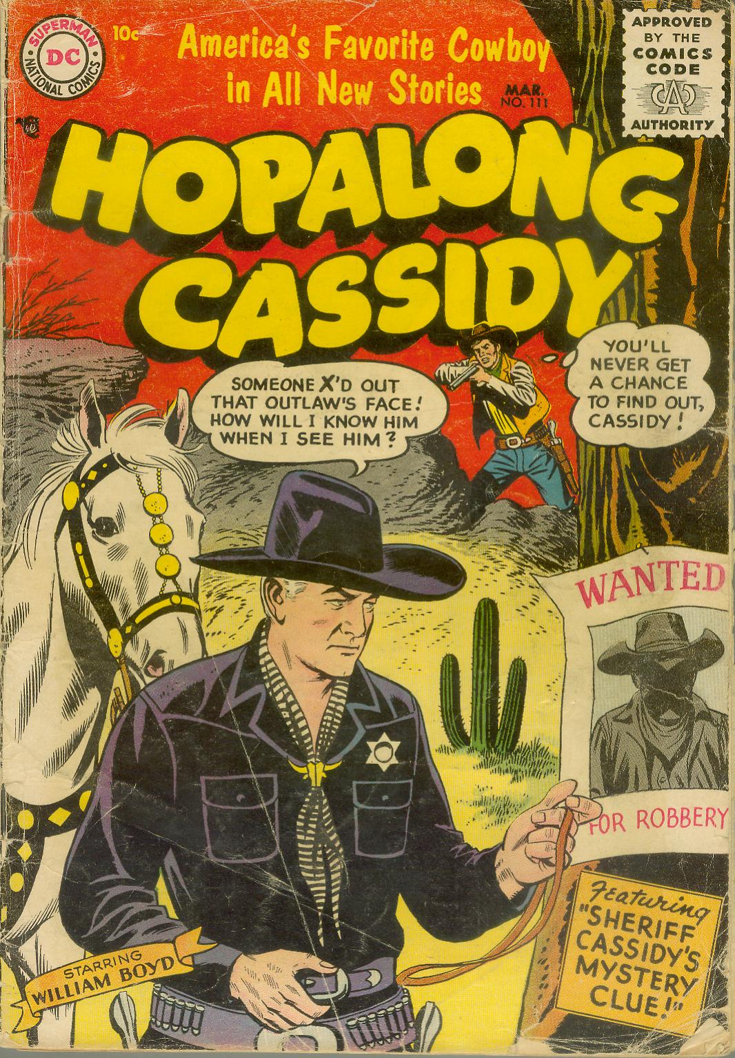 Read online Hopalong Cassidy comic -  Issue #111 - 1