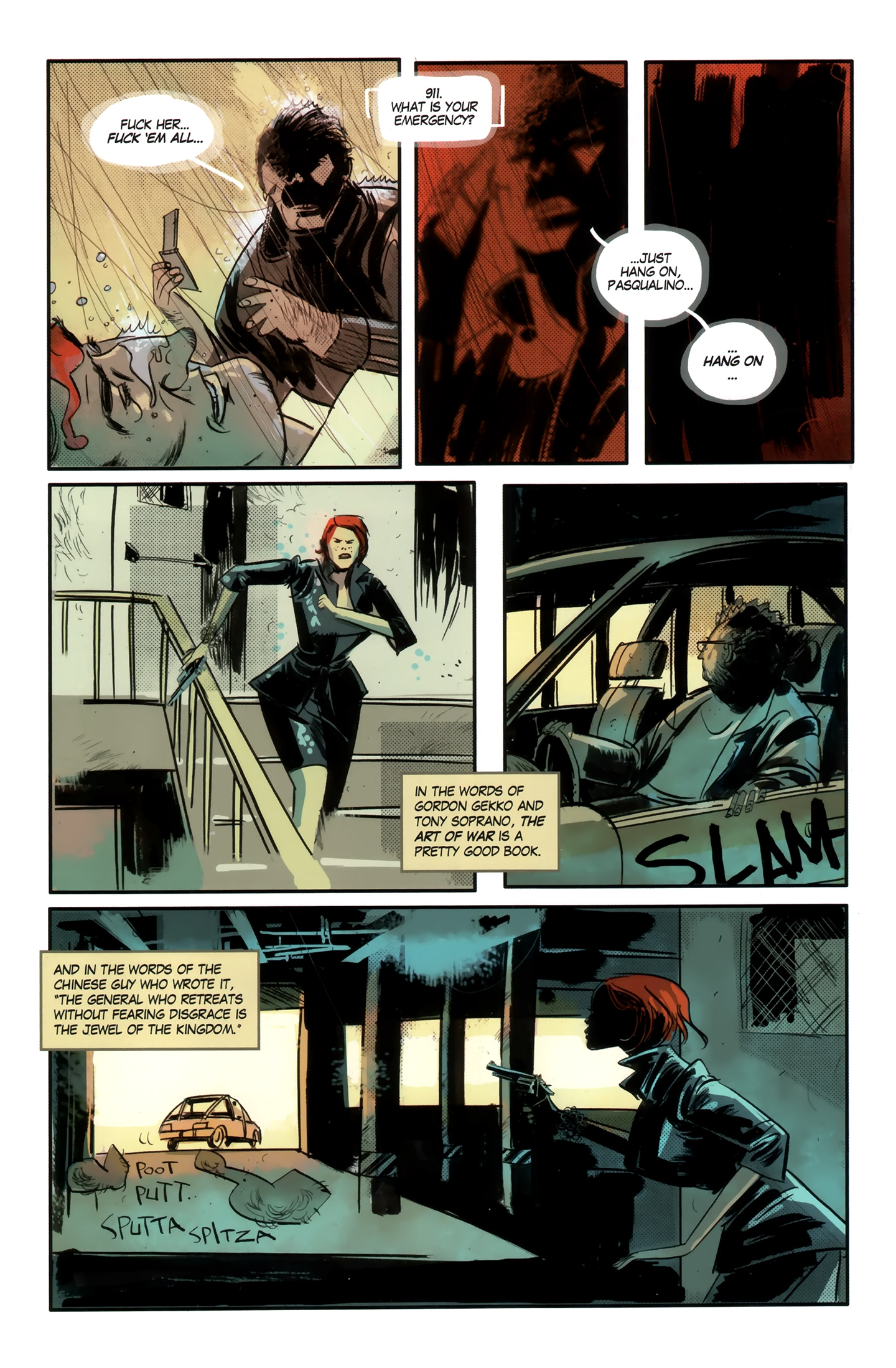 Read online Blue Estate comic -  Issue #9 - 16