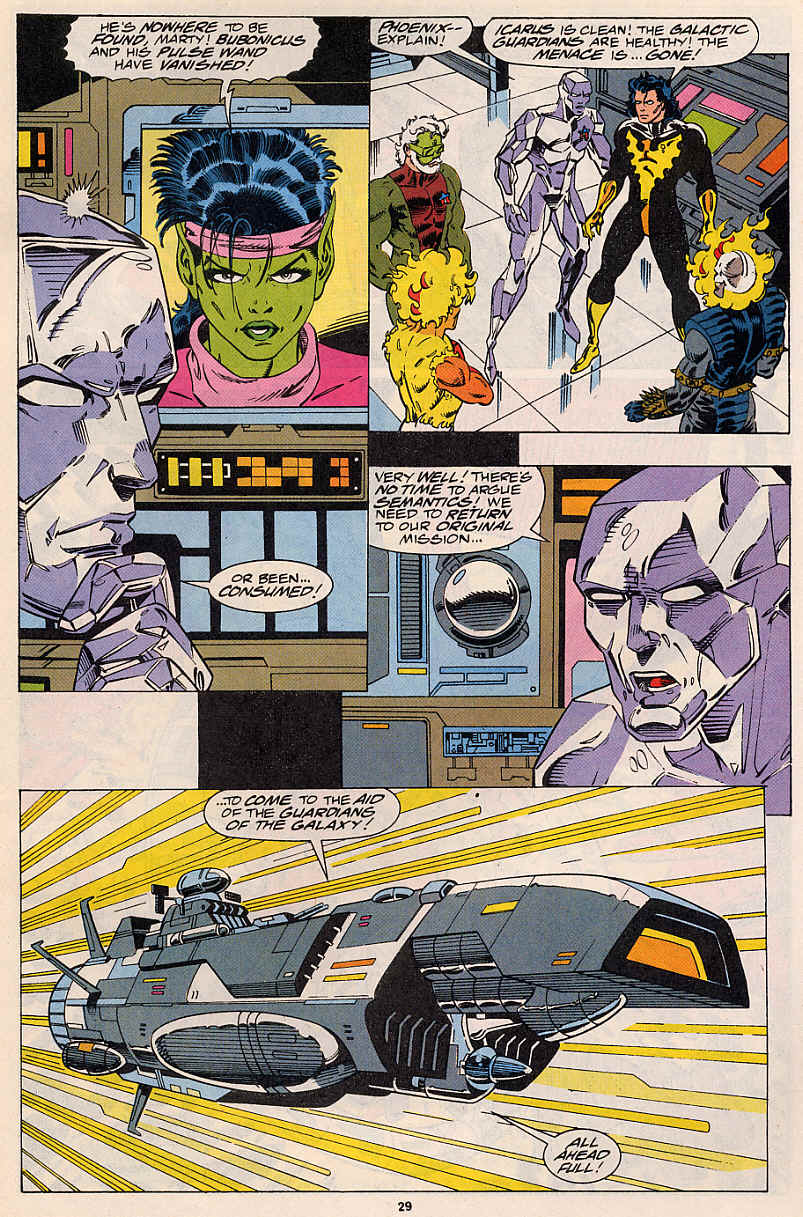 Read online Guardians of the Galaxy (1990) comic -  Issue #35 - 22
