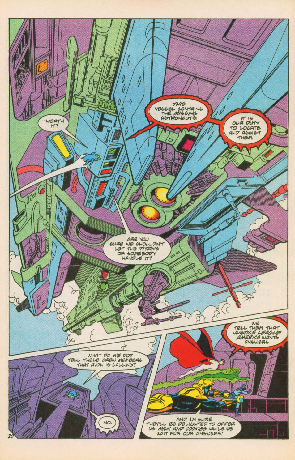 Read online Justice League America comic -  Issue #67 - 21