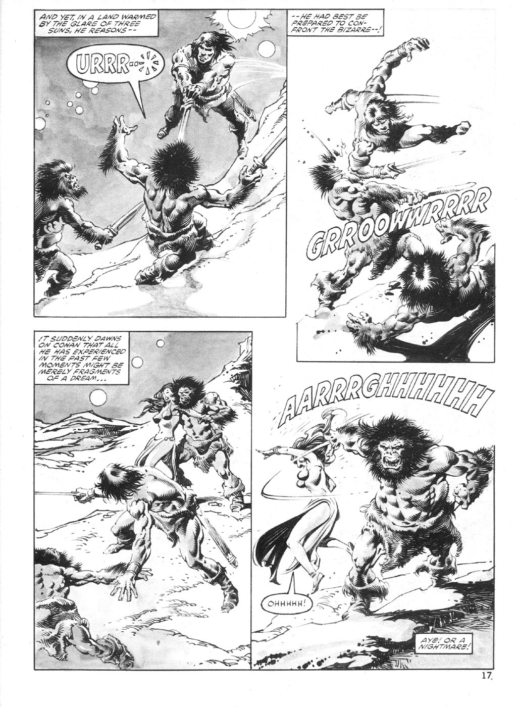Read online The Savage Sword Of Conan comic -  Issue #93 - 17