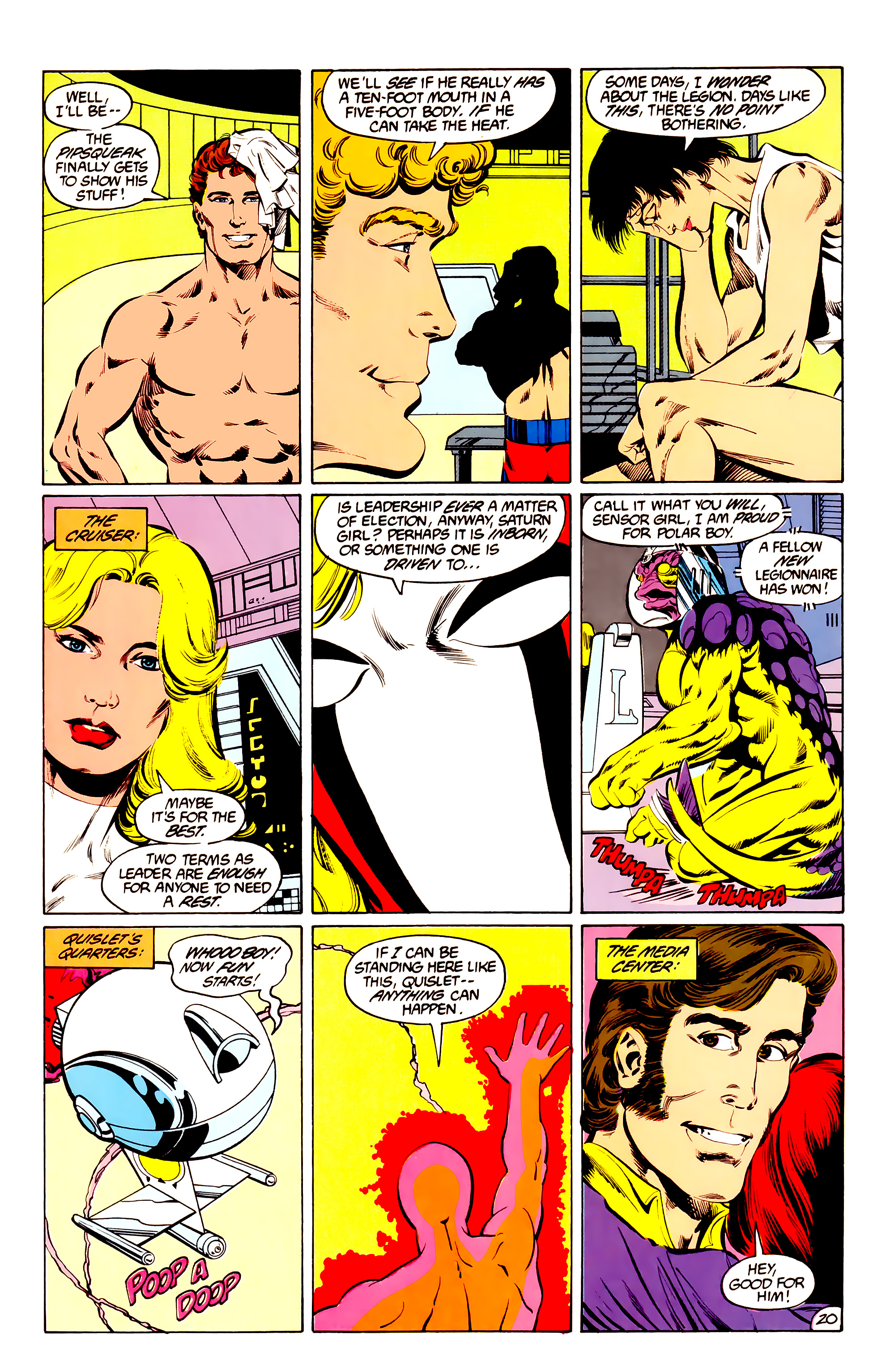Read online Legion of Super-Heroes (1984) comic -  Issue #36 - 21