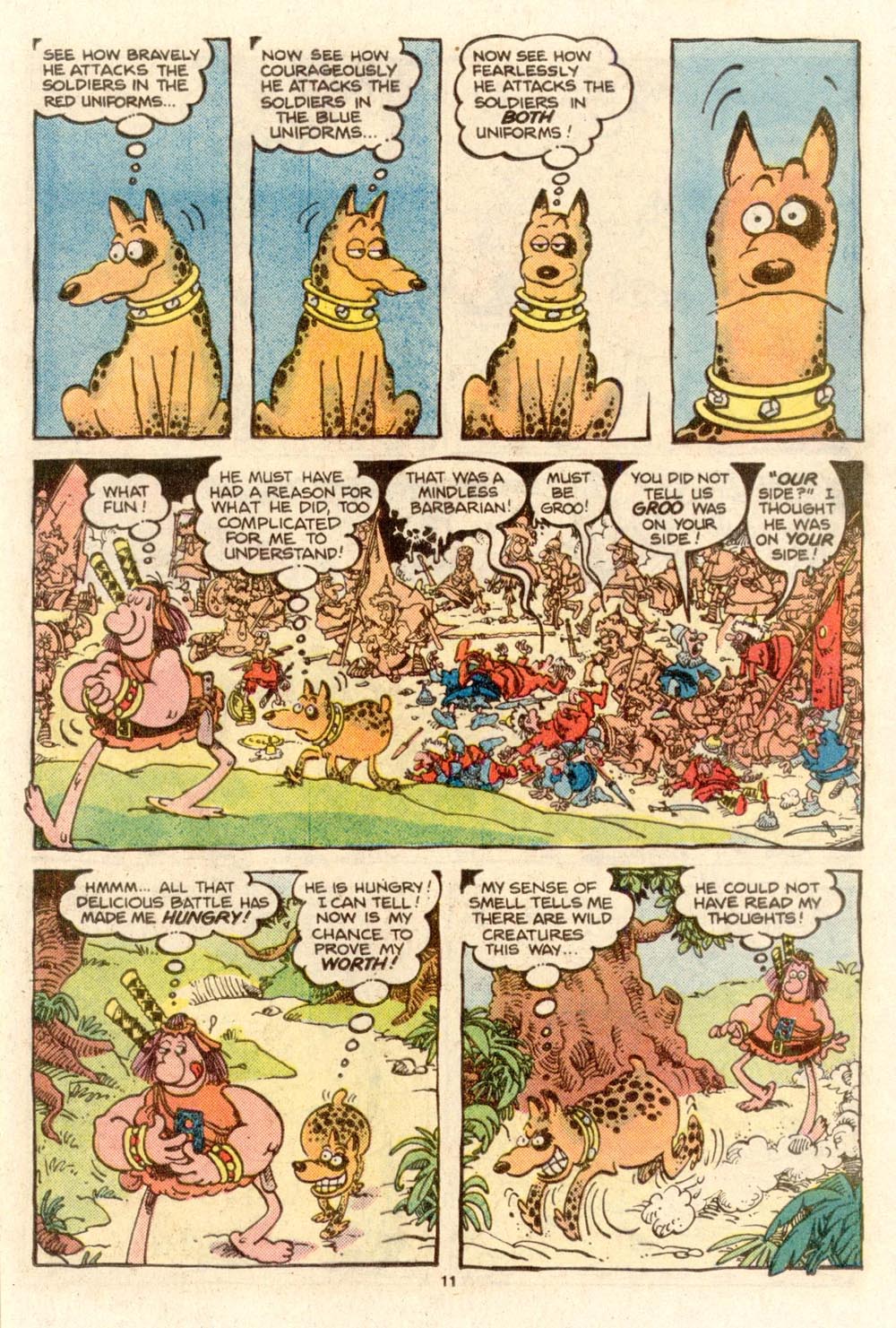 Read online Sergio Aragonés Groo the Wanderer comic -  Issue #29 - 11