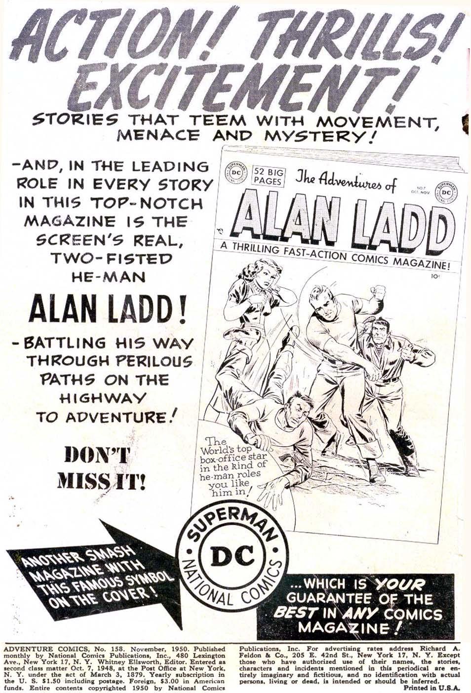 Read online Adventure Comics (1938) comic -  Issue #158 - 2