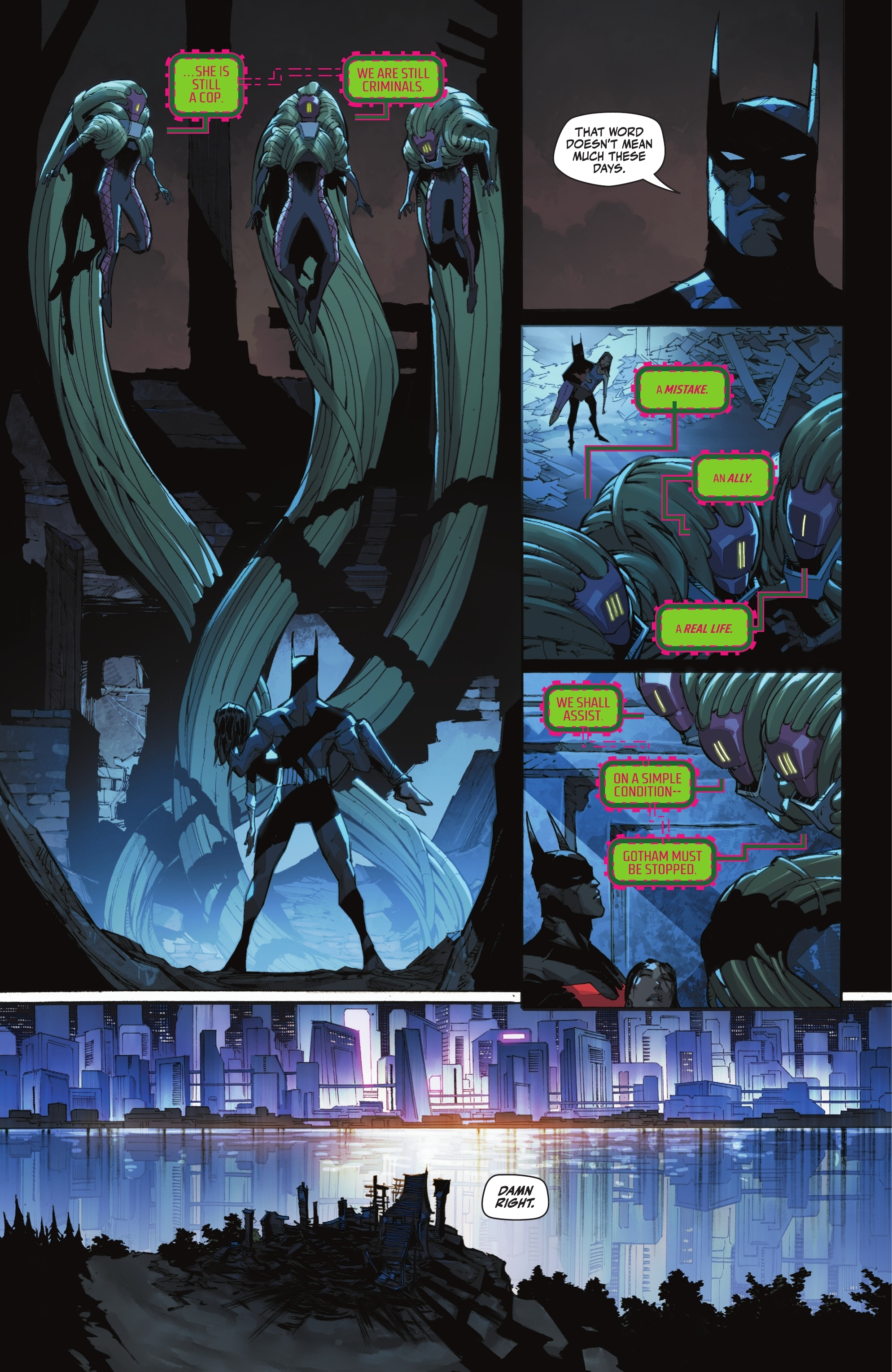 Read online Batman Beyond: Neo-Year comic -  Issue #5 - 5