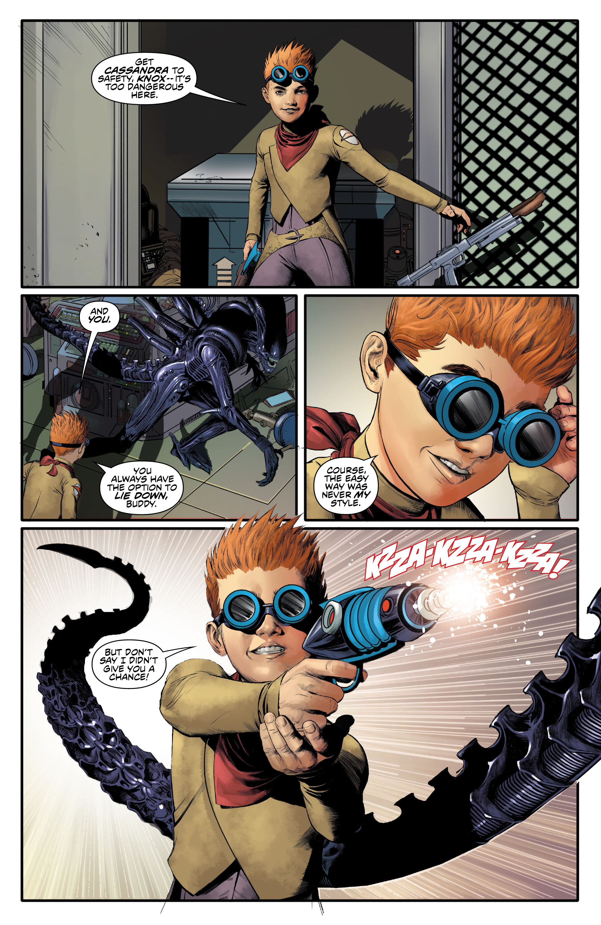 Read online Alien vs. Predator: Thicker Than Blood comic -  Issue # _TPB - 69