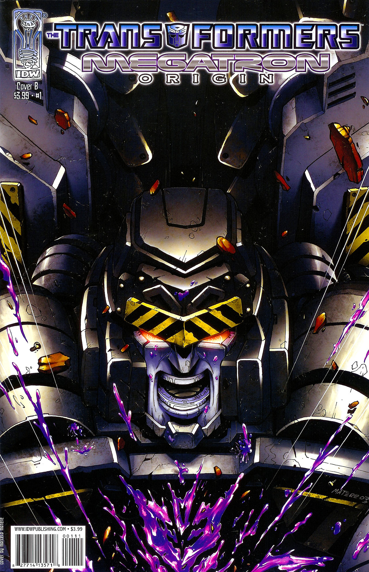 Read online The Transformers Megatron Origin comic -  Issue #1 - 2