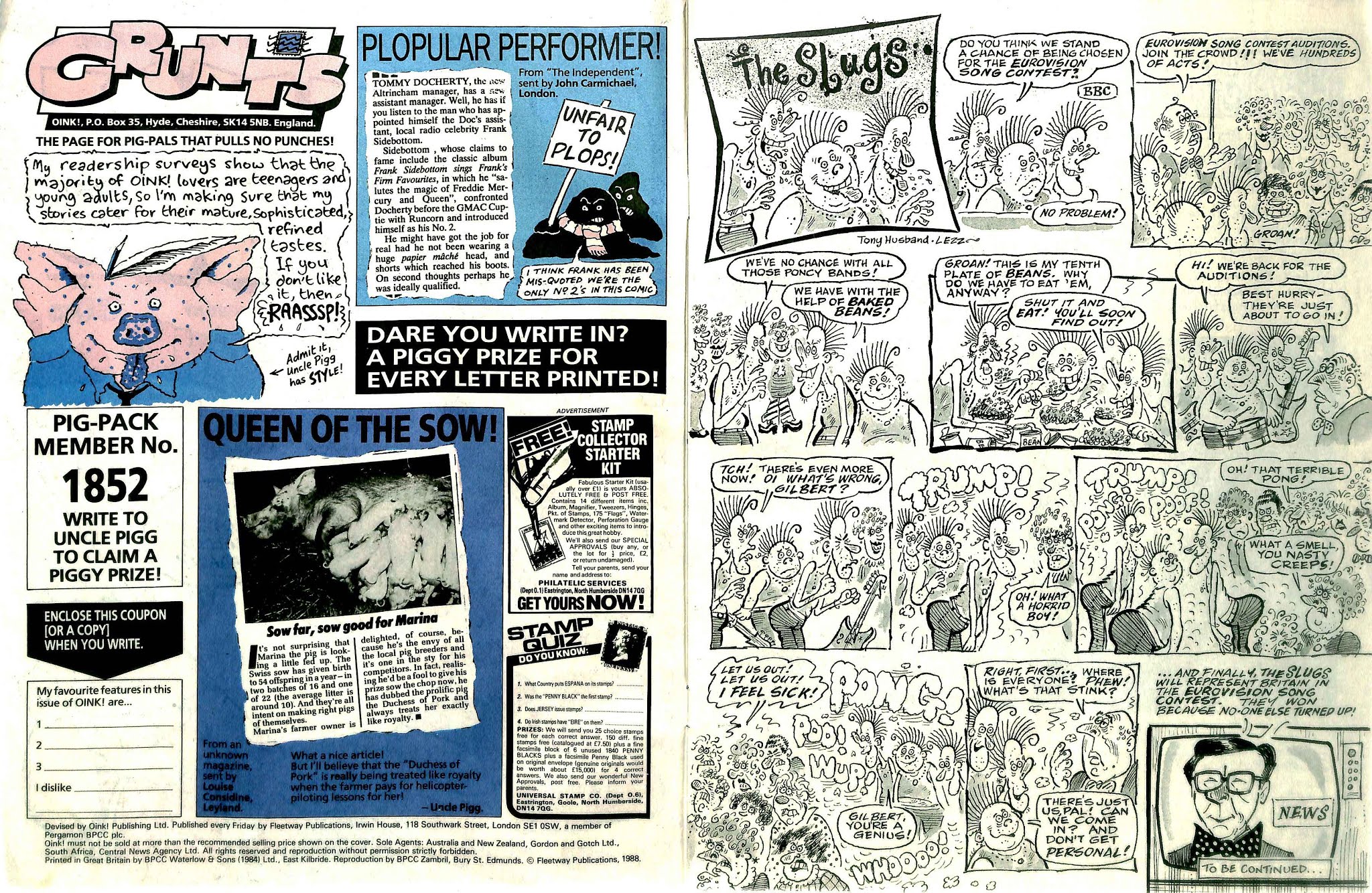 Read online Oink! comic -  Issue #51 - 2