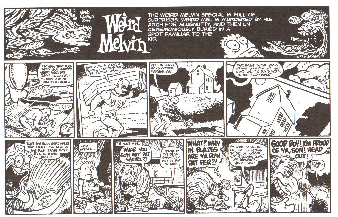 Read online Weird Melvin comic -  Issue #1 - 34