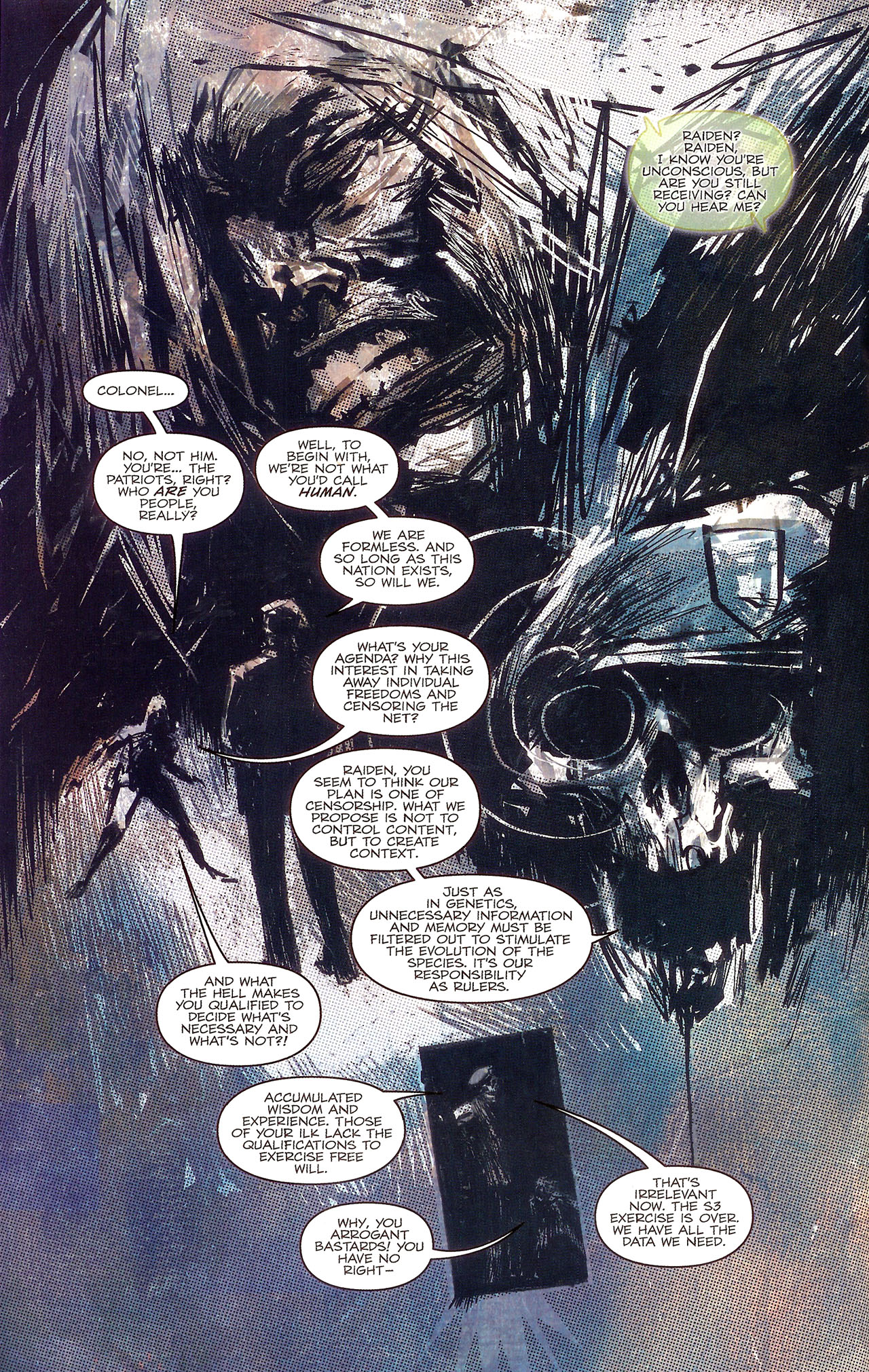 Read online Metal Gear Solid: Sons of Liberty comic -  Issue #12 - 19