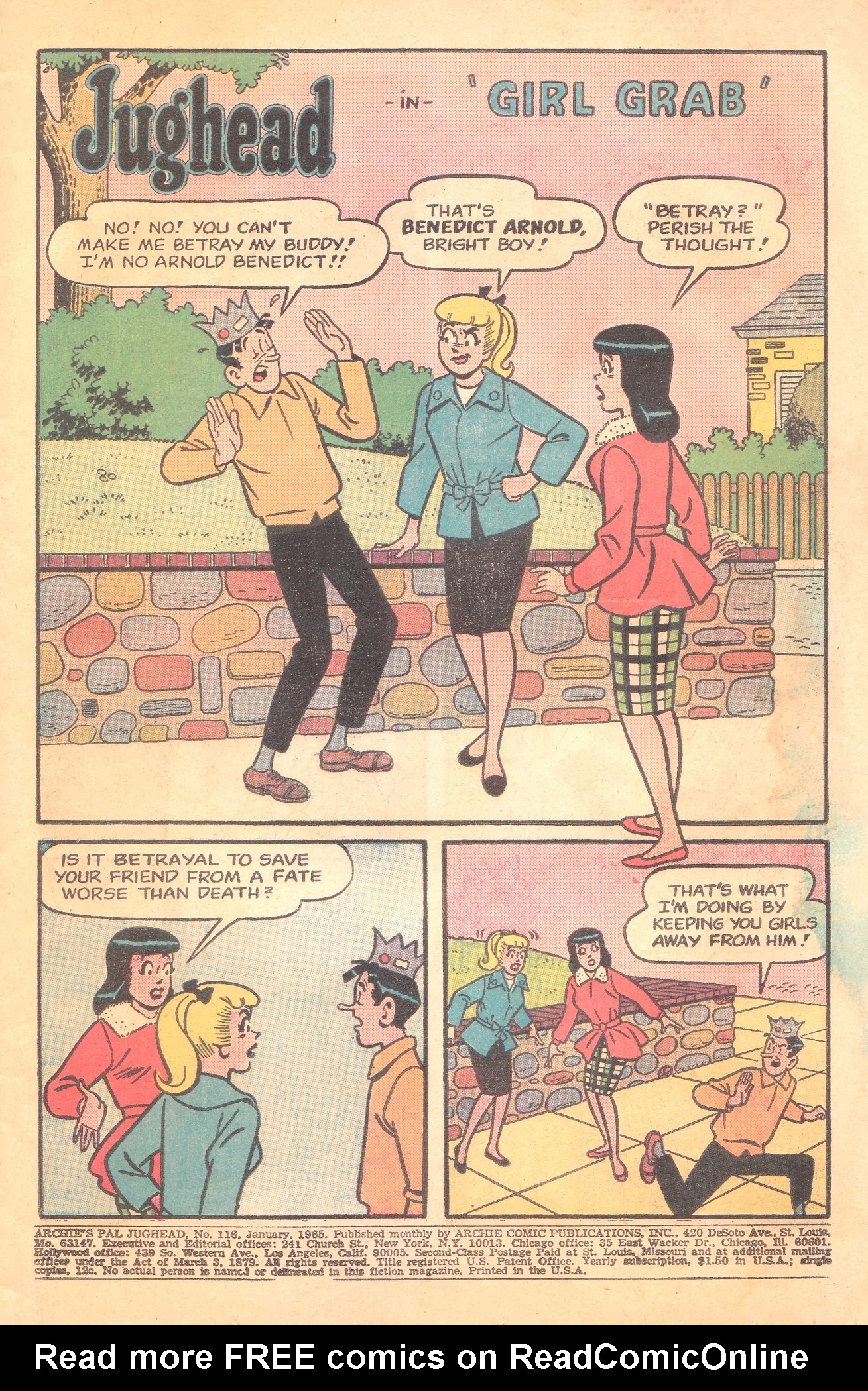 Read online Archie's Pal Jughead comic -  Issue #116 - 4