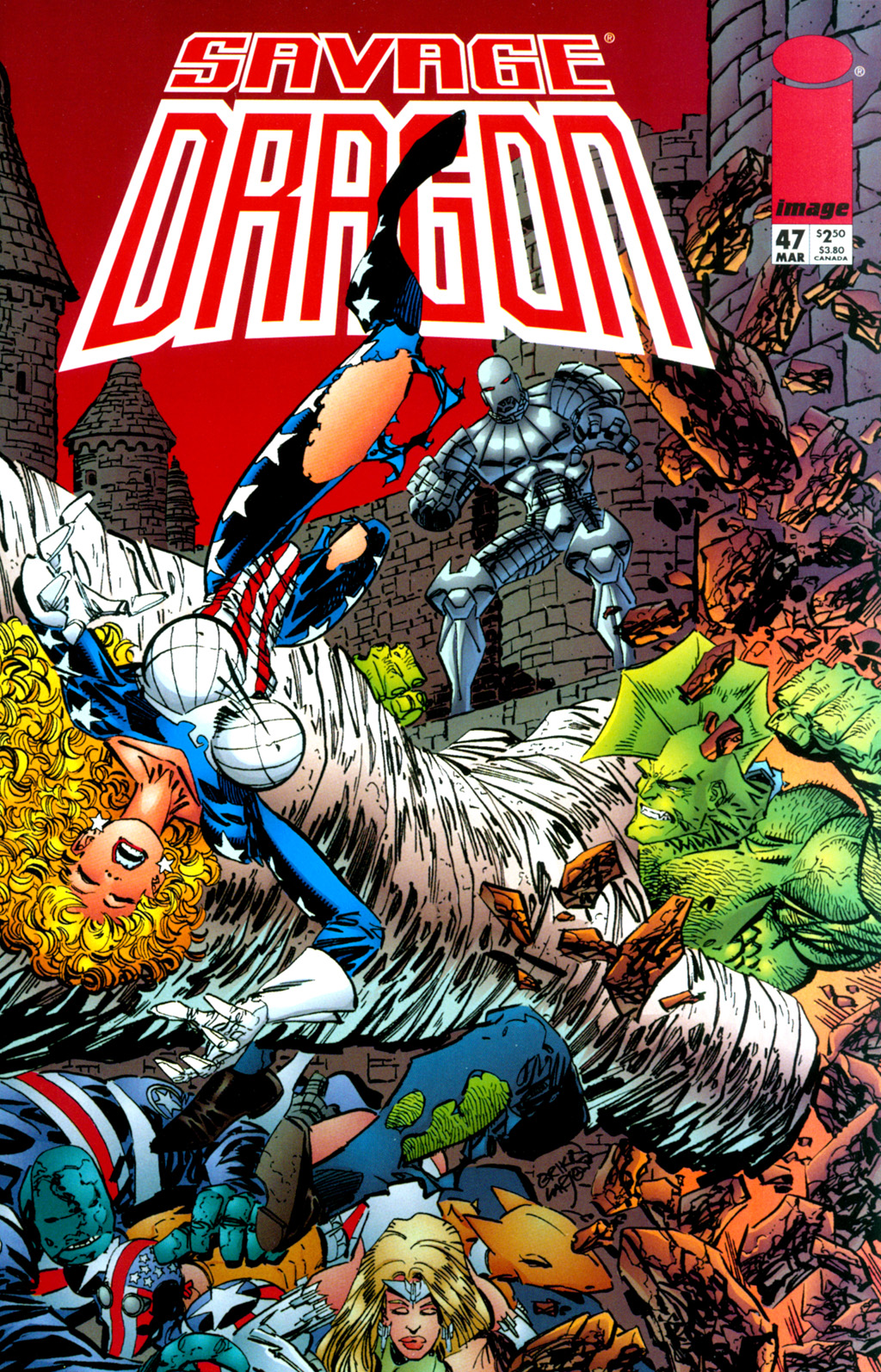 Read online The Savage Dragon (1993) comic -  Issue #47 - 1