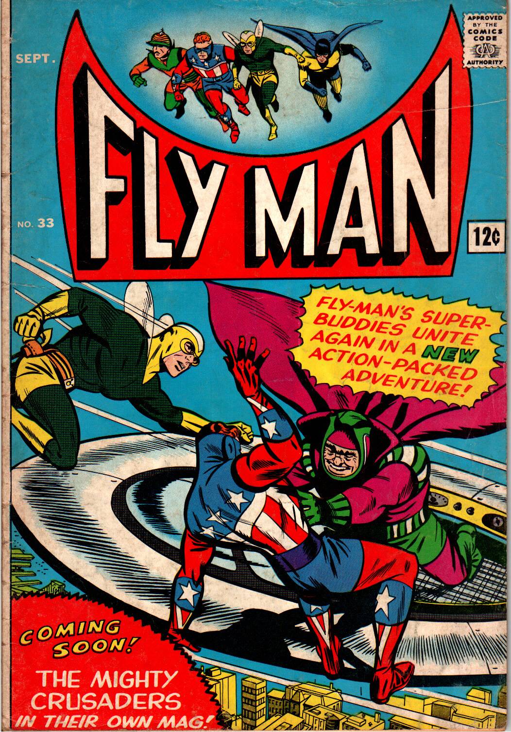Read online Fly Man comic -  Issue #33 - 1