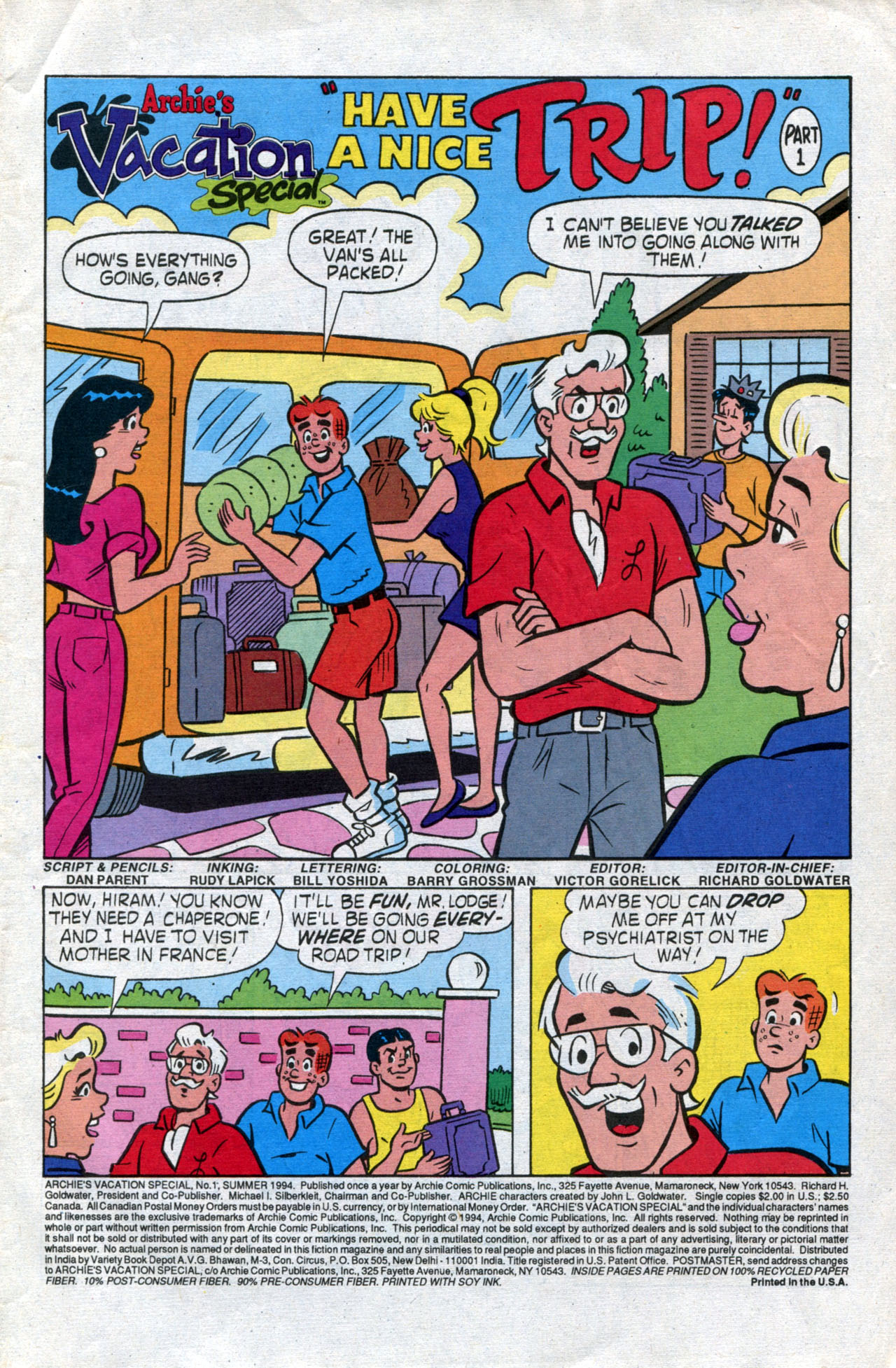 Read online Archie's Vacation Special comic -  Issue #1 - 3