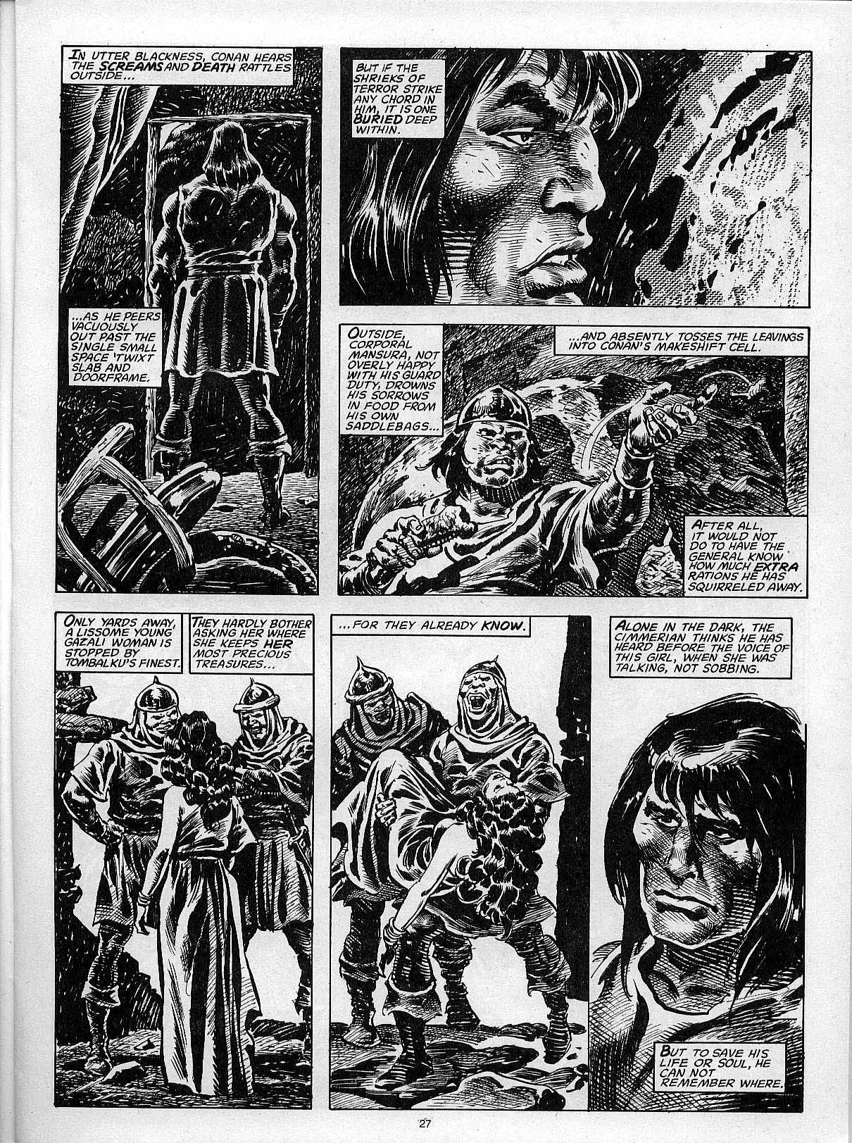 Read online The Savage Sword Of Conan comic -  Issue #204 - 29