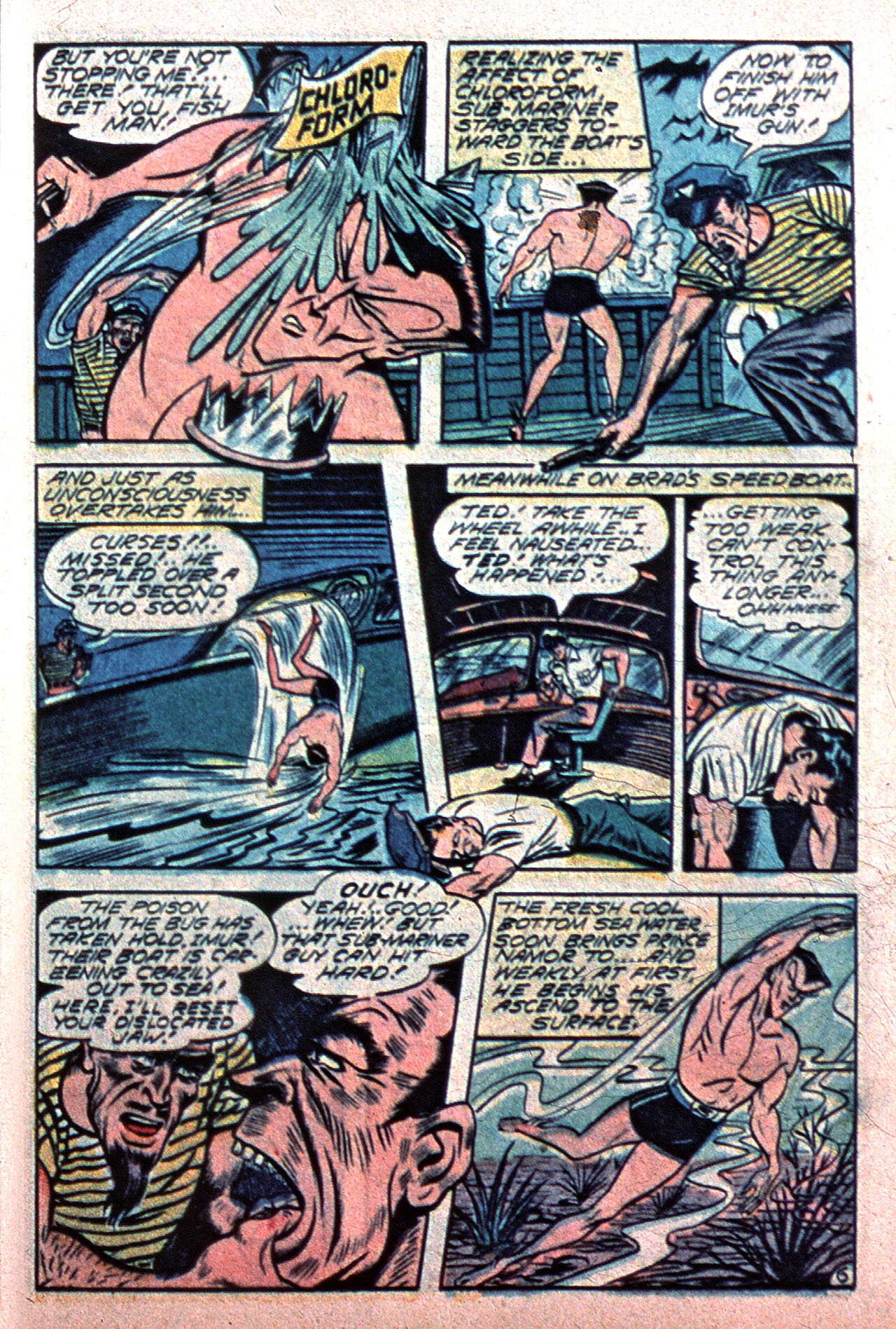 Read online Sub-Mariner Comics comic -  Issue #15 - 35