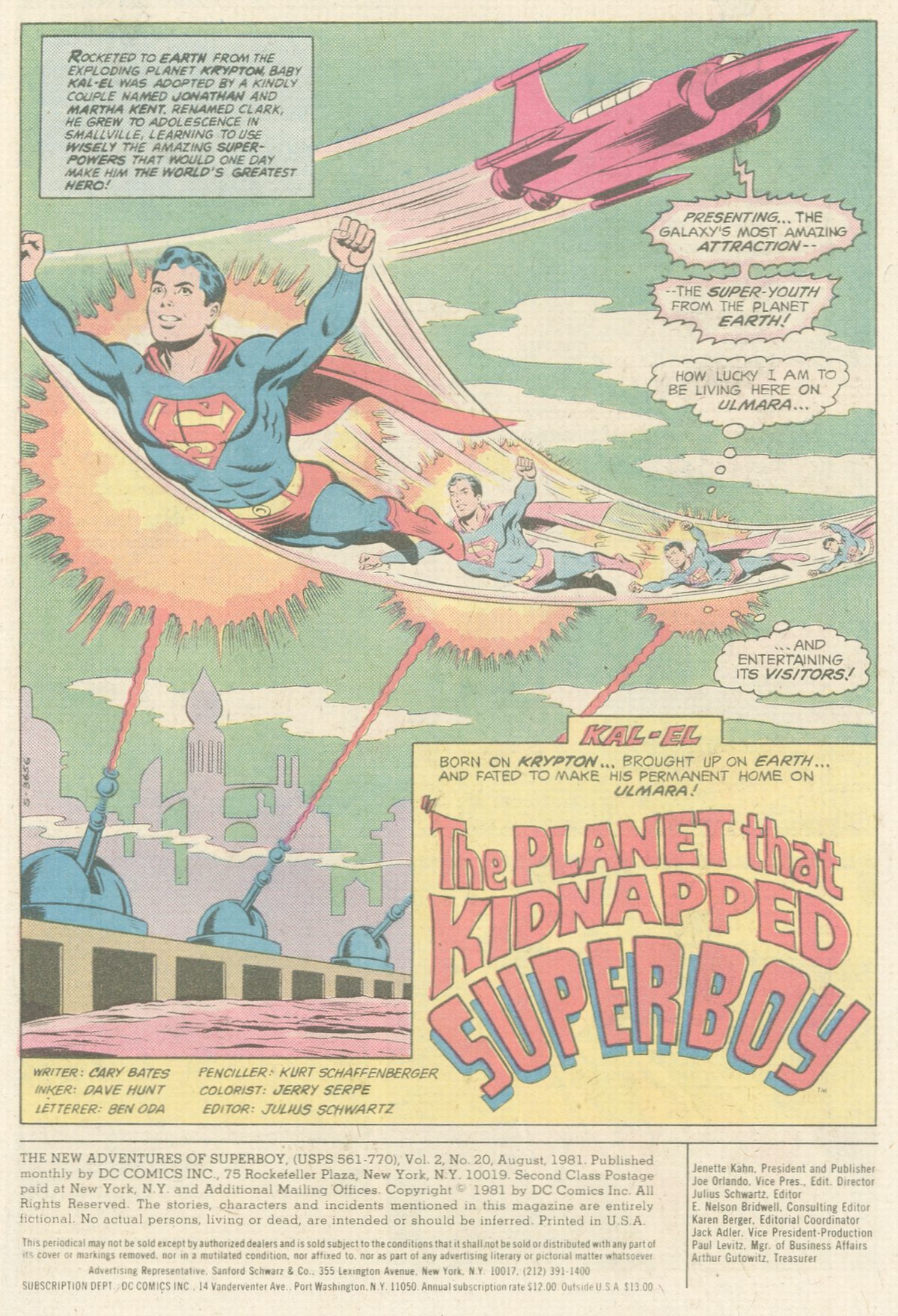 Read online The New Adventures of Superboy comic -  Issue #20 - 2