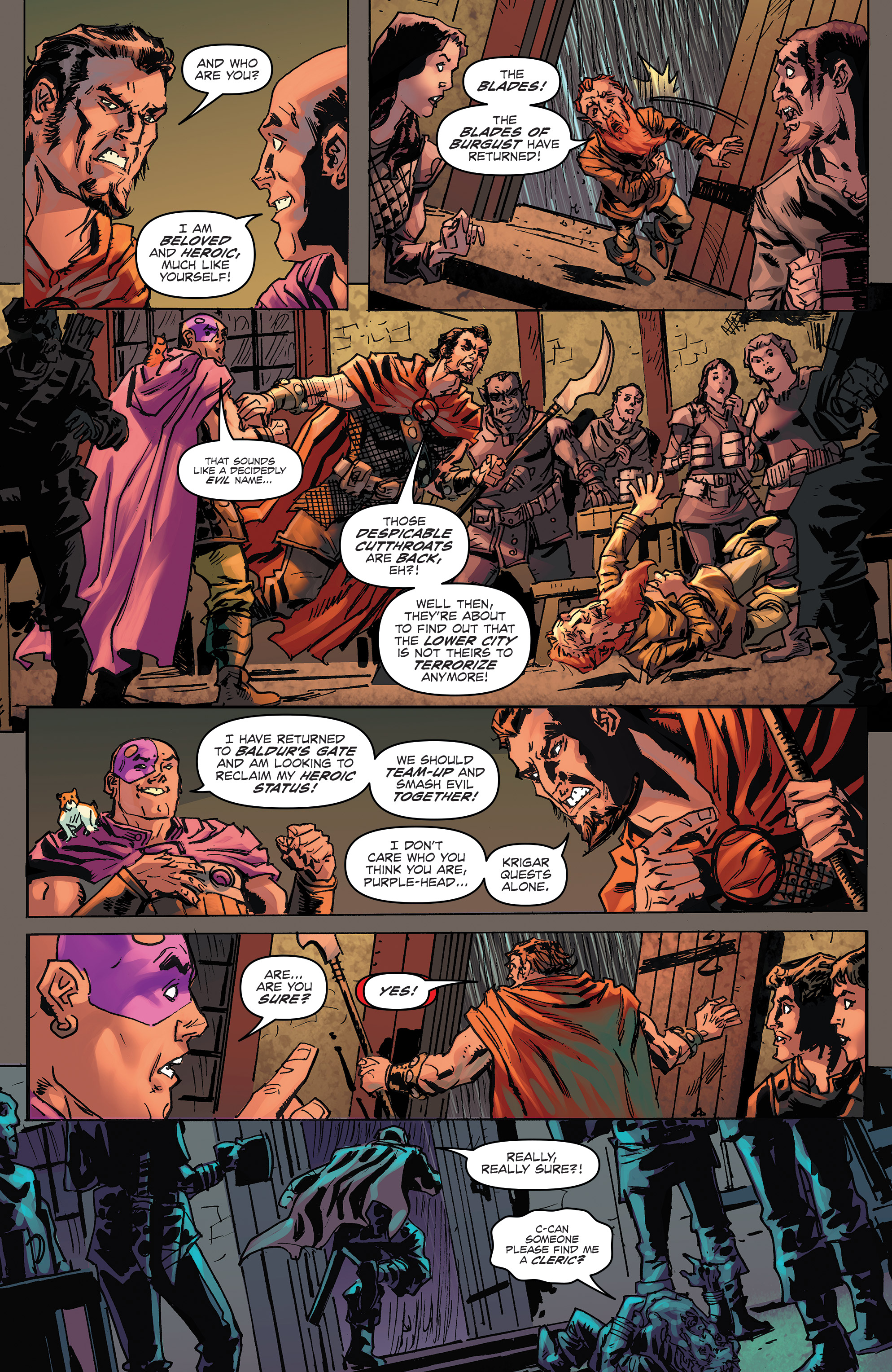 Read online Dungeons And Dragons: Baldur’s Gate 100-Pager comic -  Issue # TPB - 81