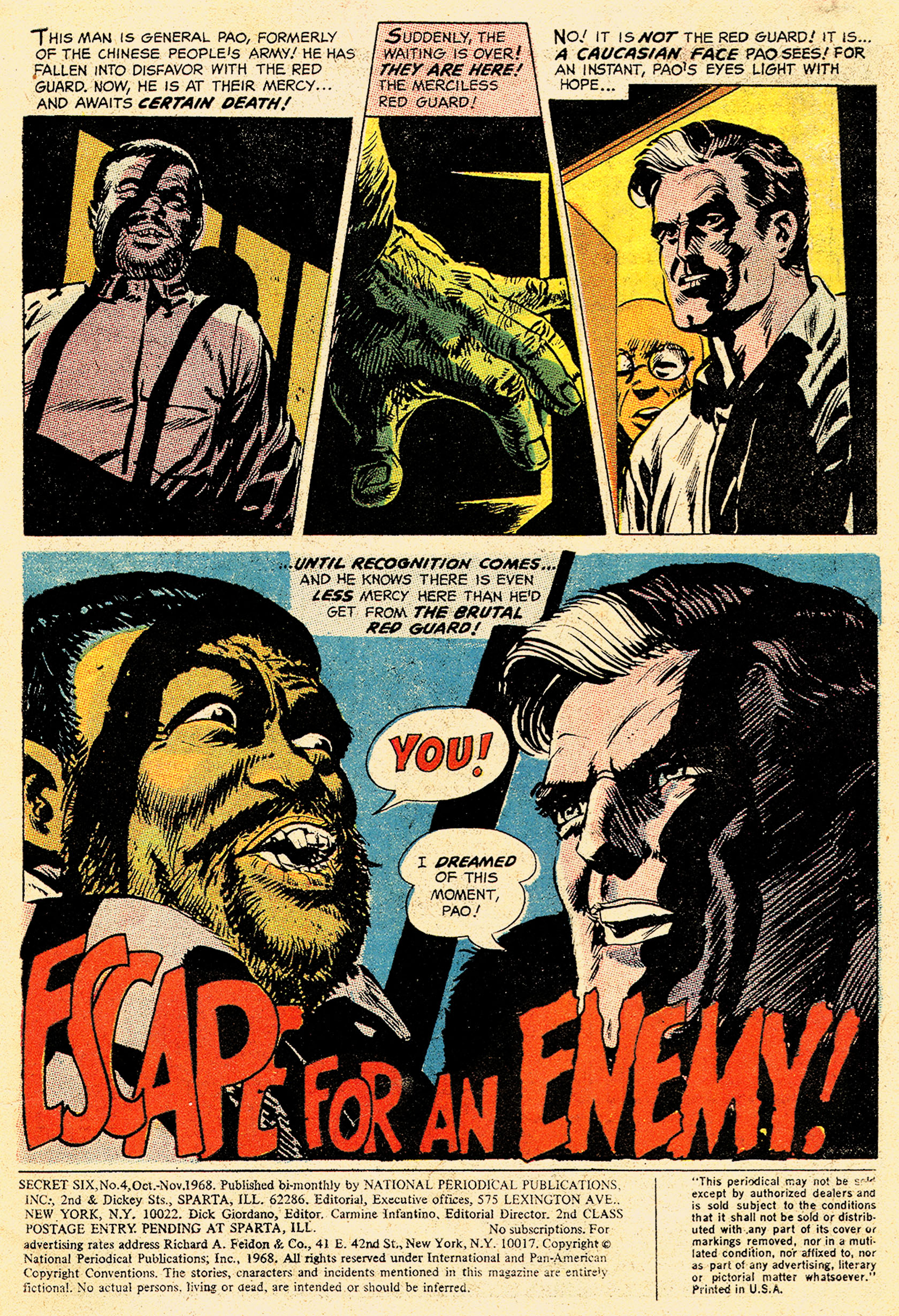 Read online Secret Six (1968) comic -  Issue #4 - 3