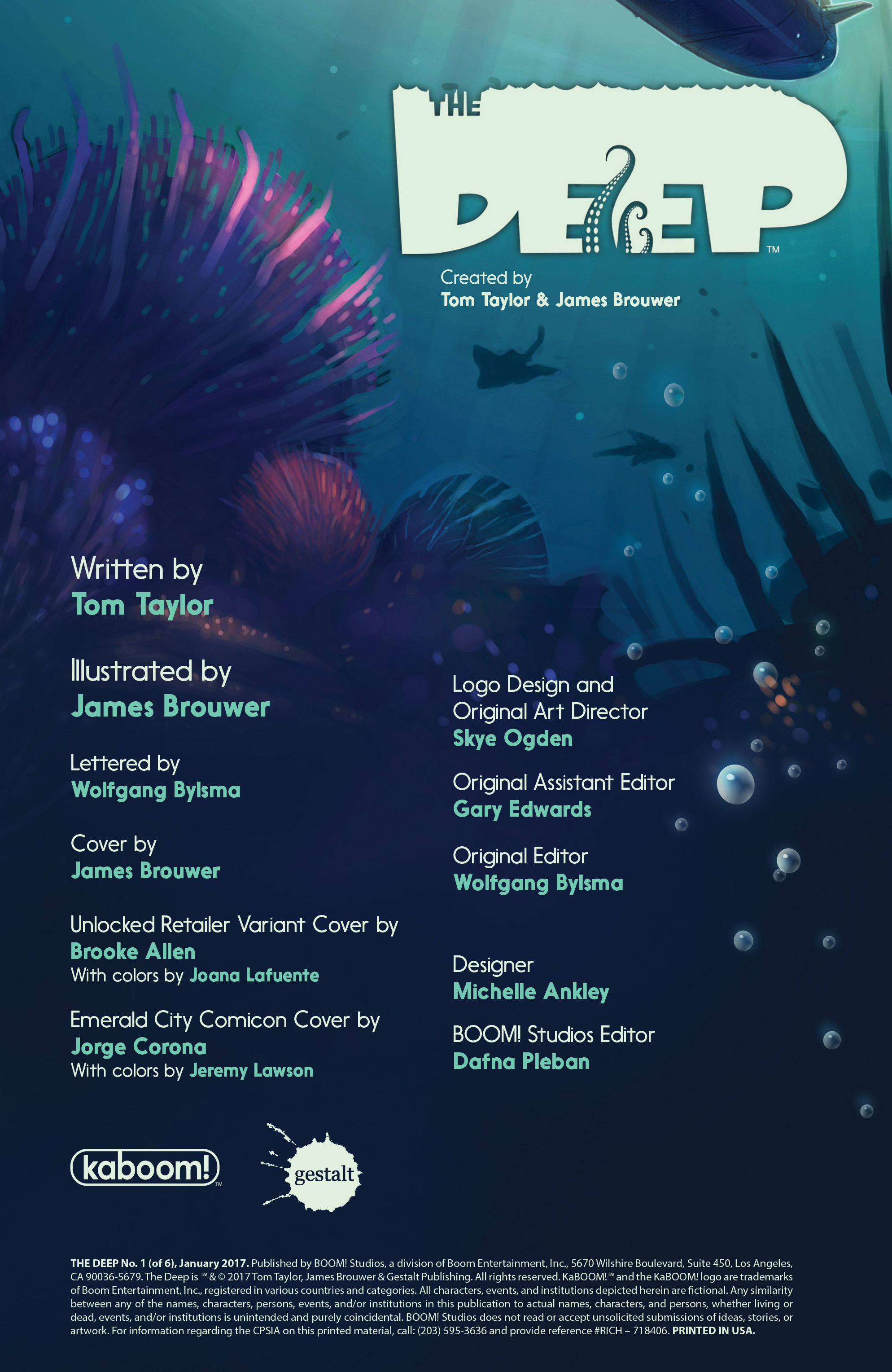 Read online The Deep comic -  Issue #1 - 2