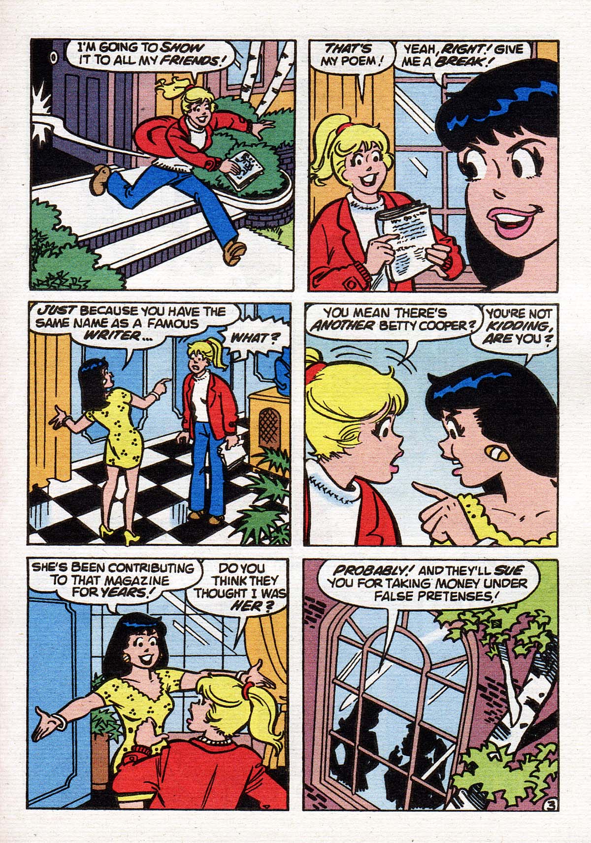 Read online Betty and Veronica Digest Magazine comic -  Issue #127 - 53