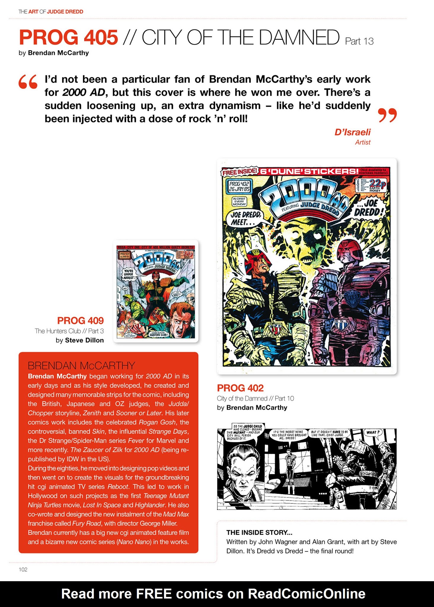 Read online The Art of Judge Dredd: Featuring 35 Years of Zarjaz Covers comic -  Issue # TPB (Part 2) - 13