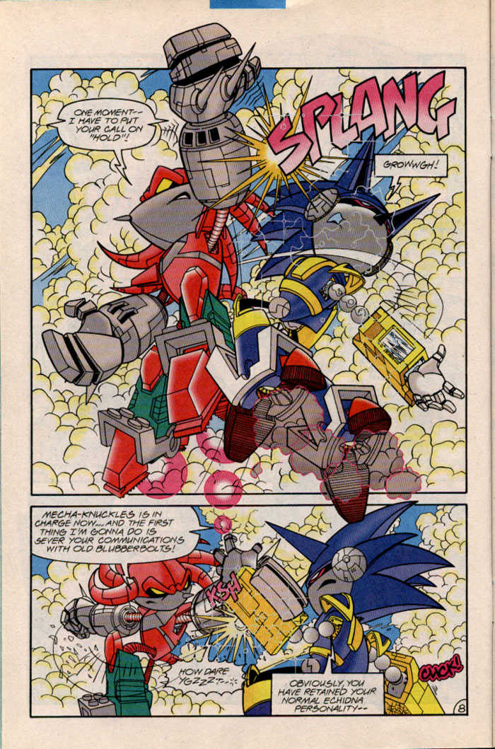 💫 SONIC & KNUCKLES MECHA MADNESS SPECIAL #1 2ND PRINT EXTREMELY RARE  Archie IDW