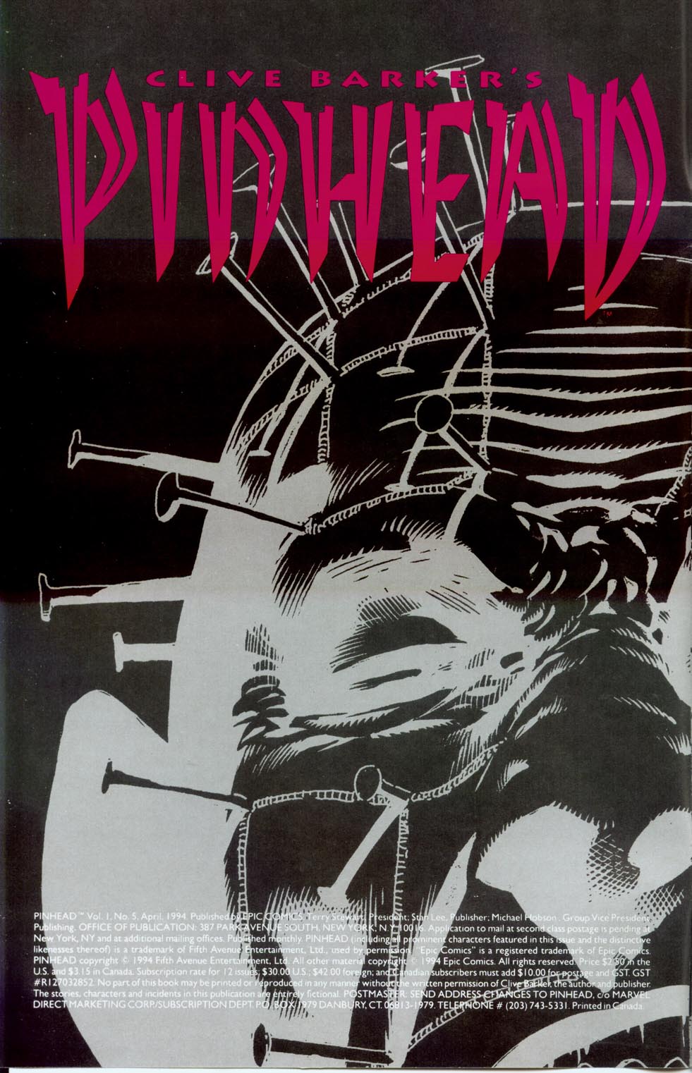 Read online Pinhead comic -  Issue #5 - 2