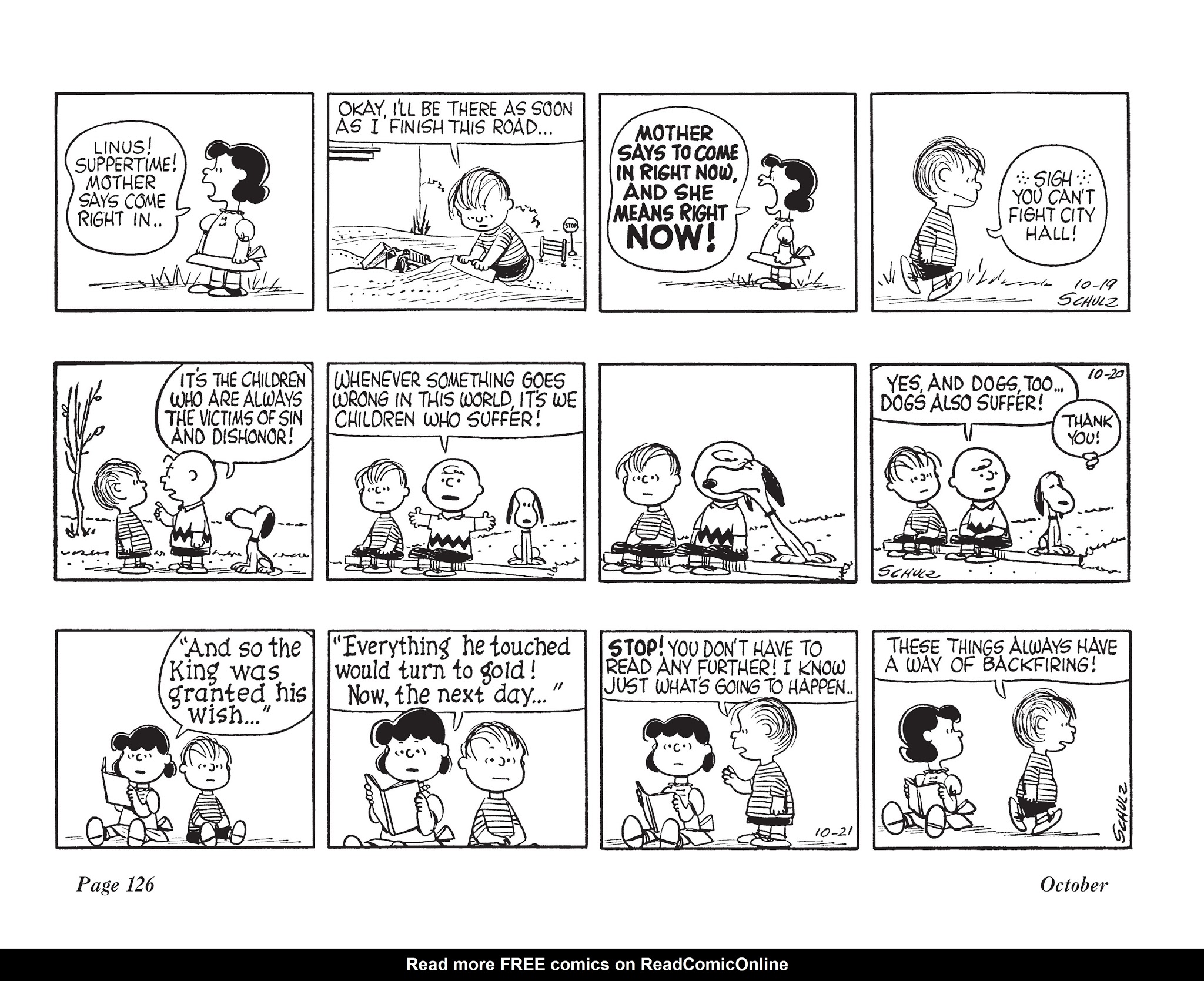 Read online The Complete Peanuts comic -  Issue # TPB 5 - 142