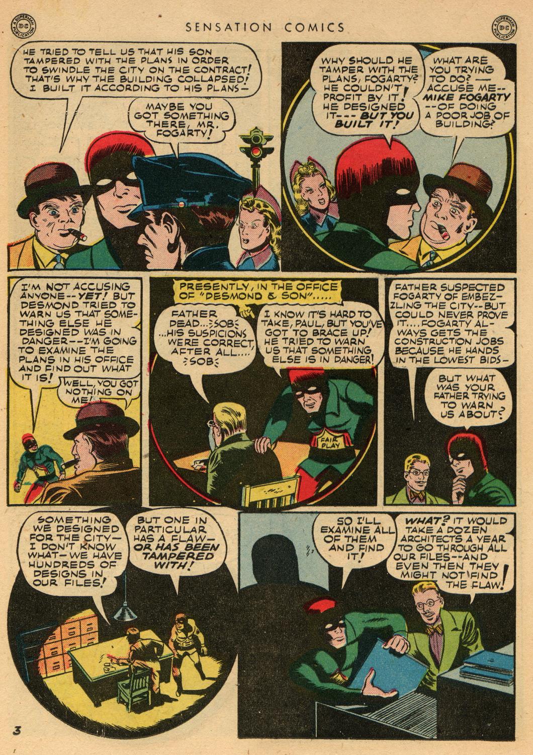 Read online Sensation (Mystery) Comics comic -  Issue #36 - 36