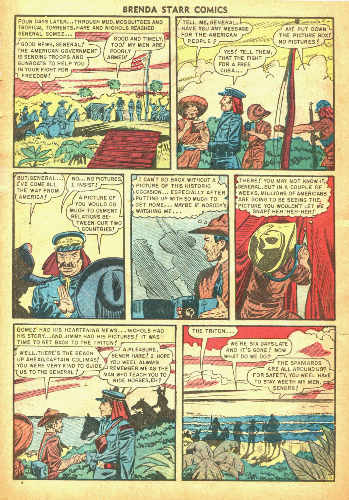 Read online Brenda Starr (1948) comic -  Issue #10 - 23