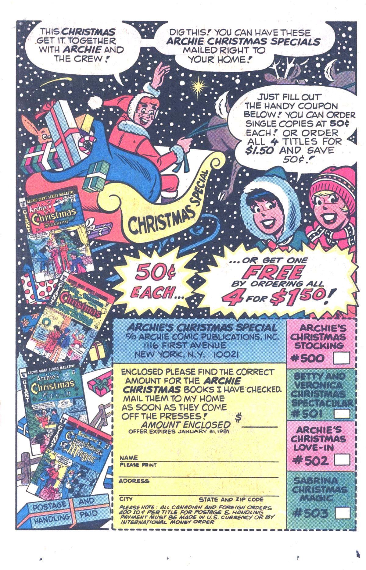 Read online Archie (1960) comic -  Issue #300 - 19