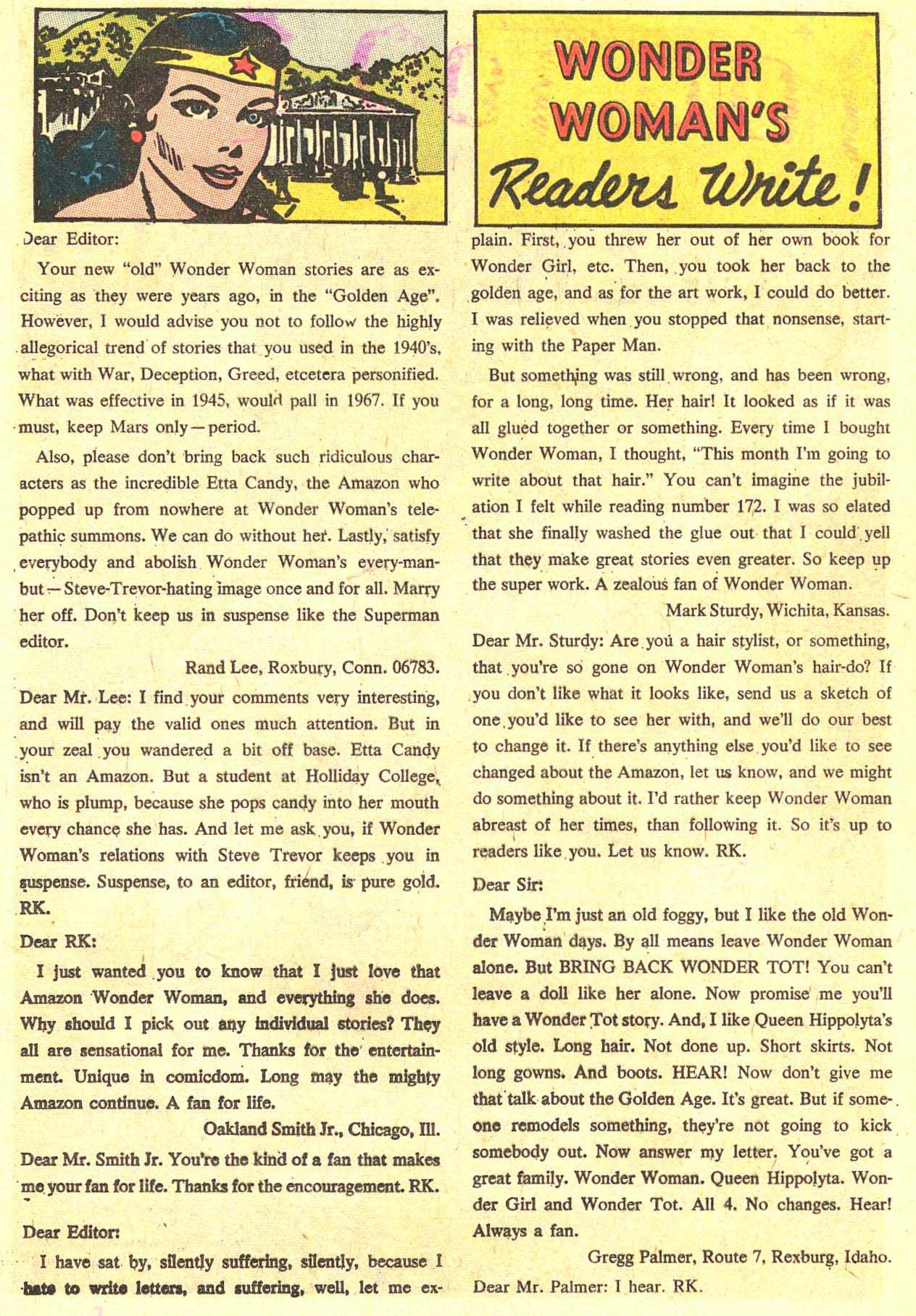 Read online Wonder Woman (1942) comic -  Issue #175 - 14