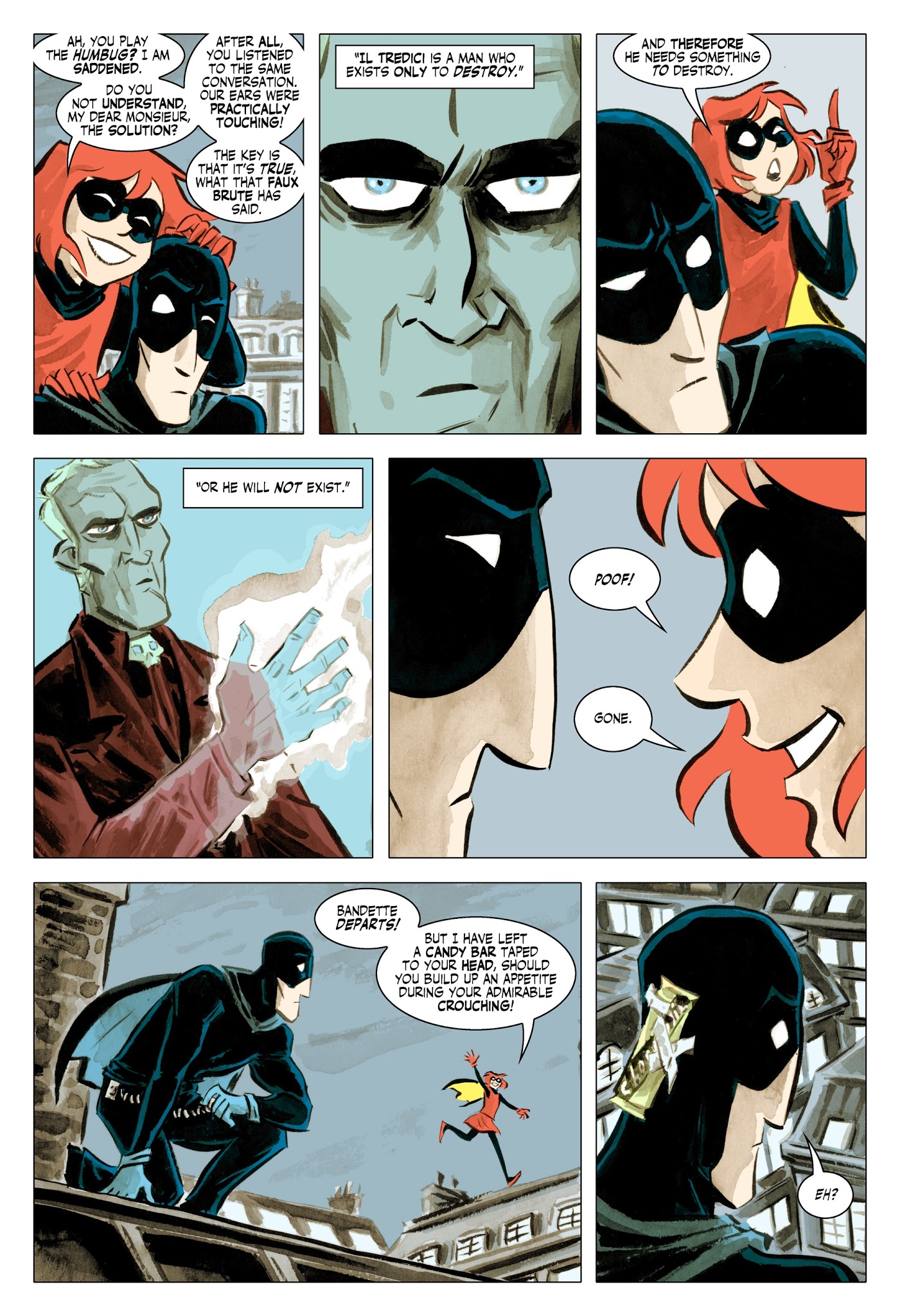 Read online Bandette (2012) comic -  Issue #16 - 17