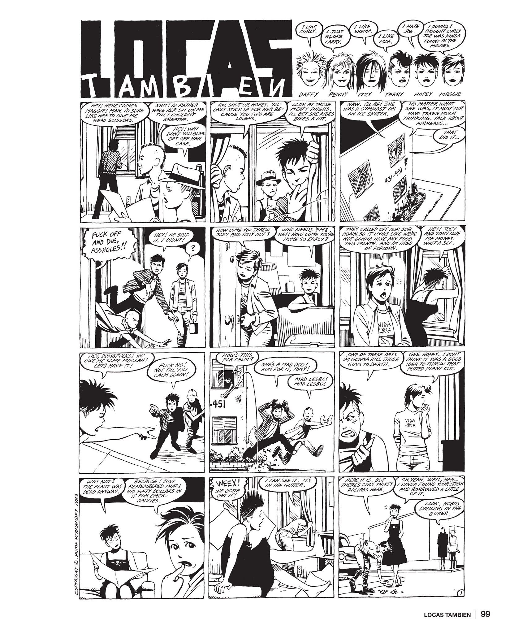 Read online Maggie the Mechanic: The Love & Rockets Library - Locas comic -  Issue # TPB (Part 1) - 99