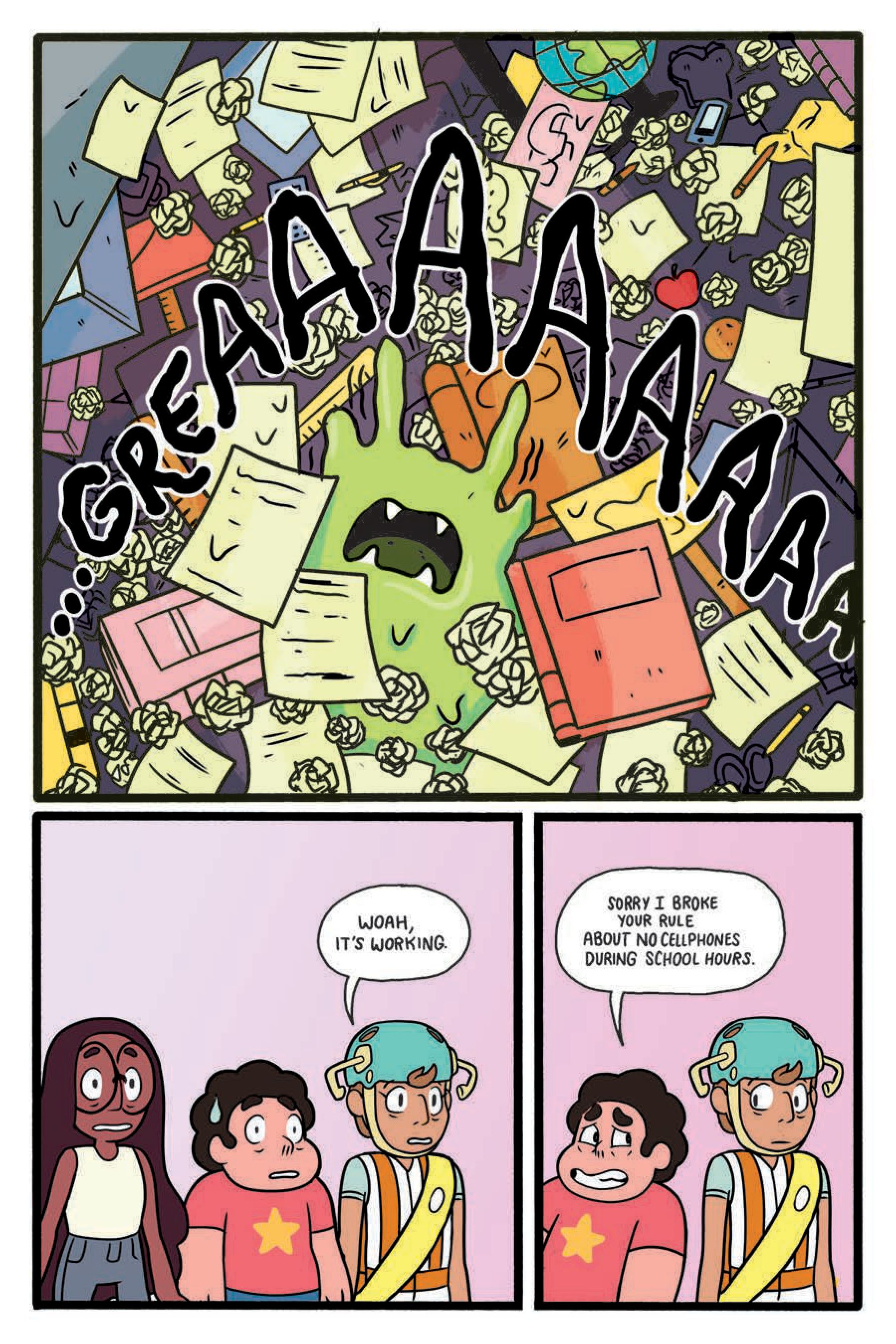 Read online Steven Universe: Too Cool For School comic -  Issue # TPB - 91