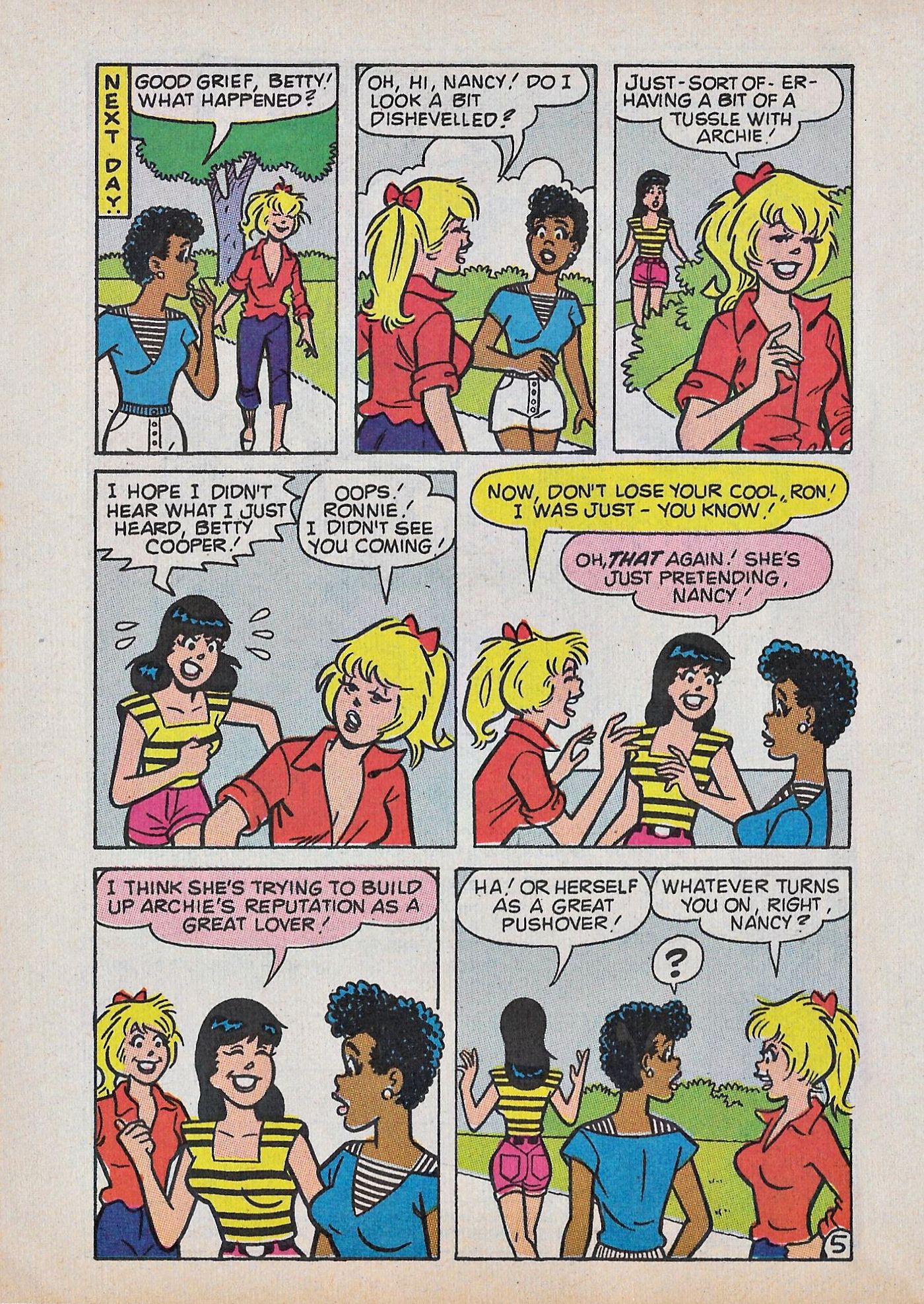 Read online Betty and Veronica Digest Magazine comic -  Issue #56 - 106