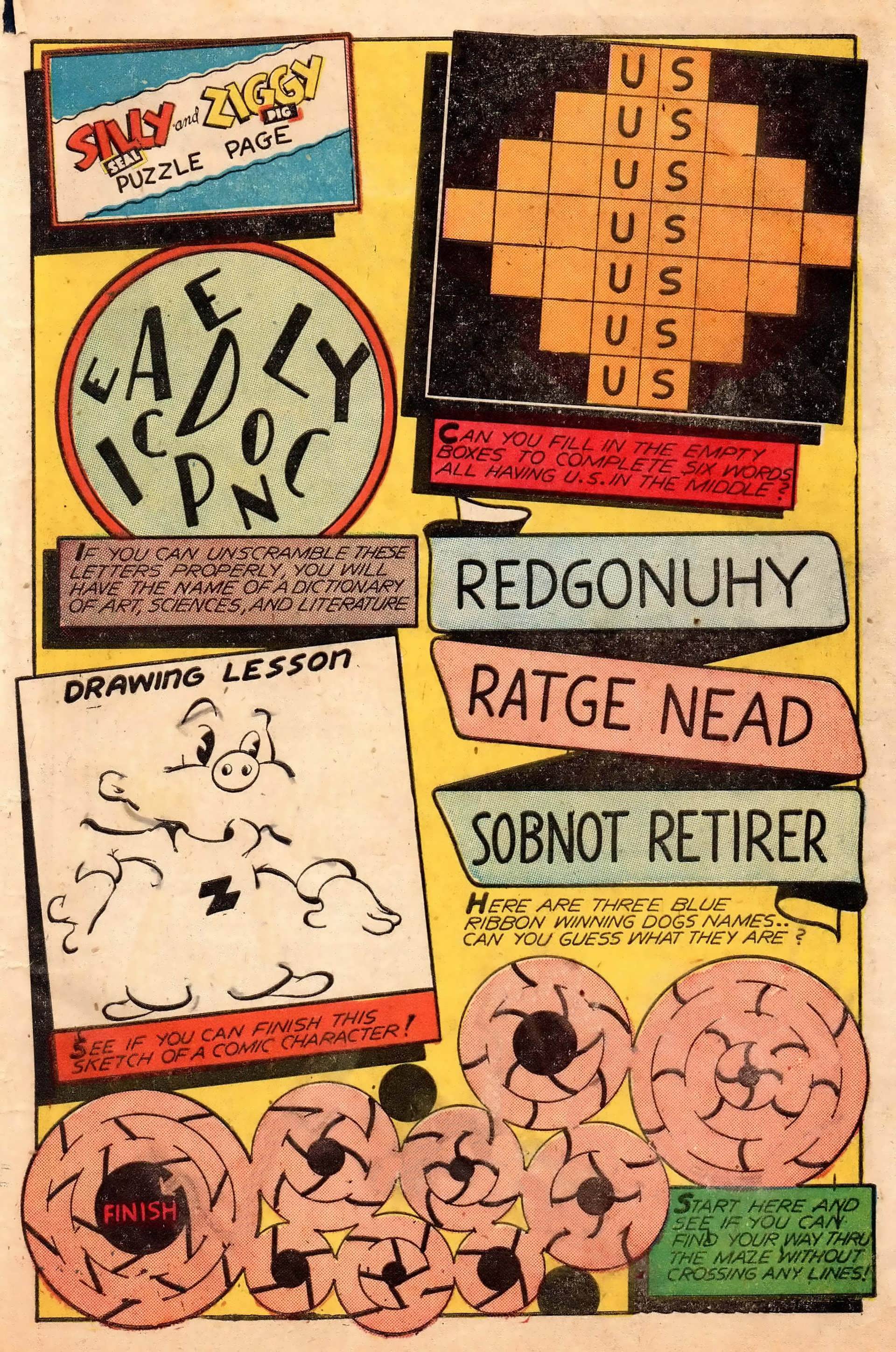 Read online Ziggy Pig-Silly Seal Comics (1944) comic -  Issue #2 - 41