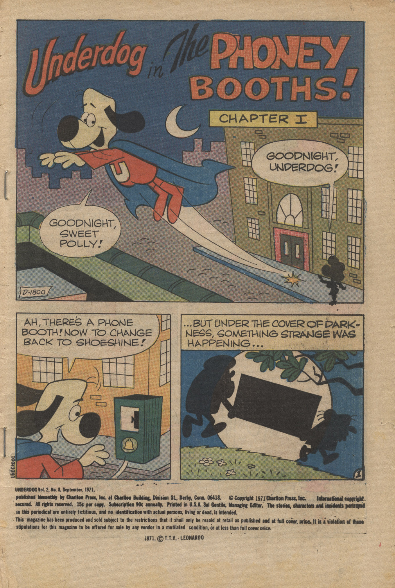 Read online Underdog (1970) comic -  Issue #8 - 3