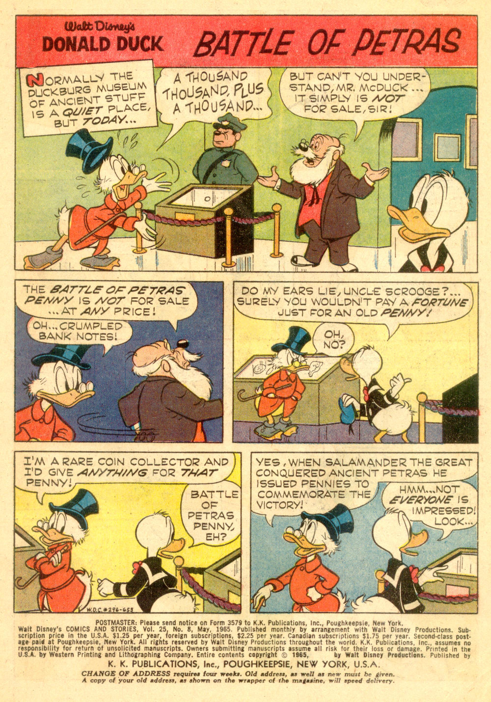 Read online Walt Disney's Comics and Stories comic -  Issue #296 - 2