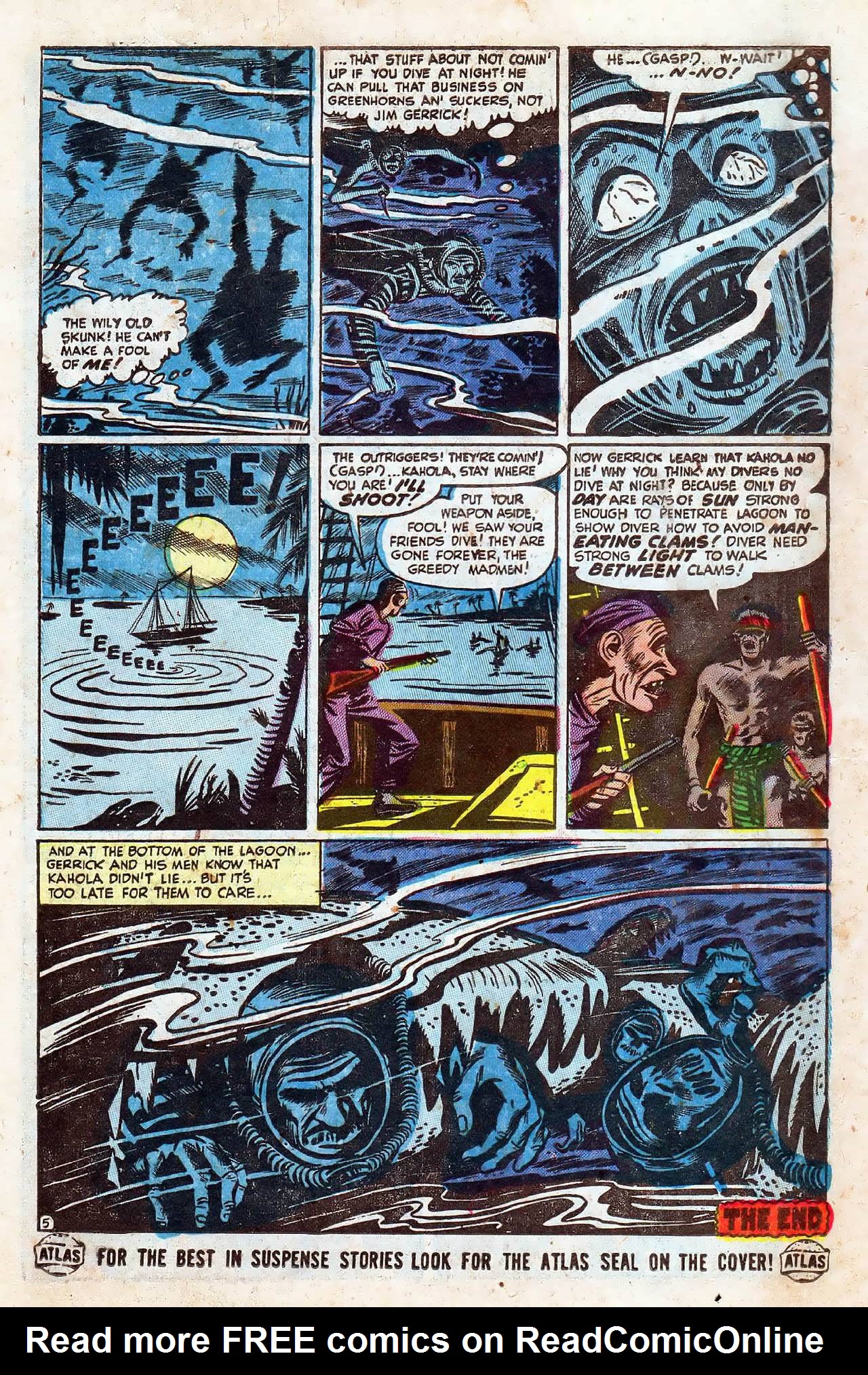 Read online Mystic (1951) comic -  Issue #19 - 22