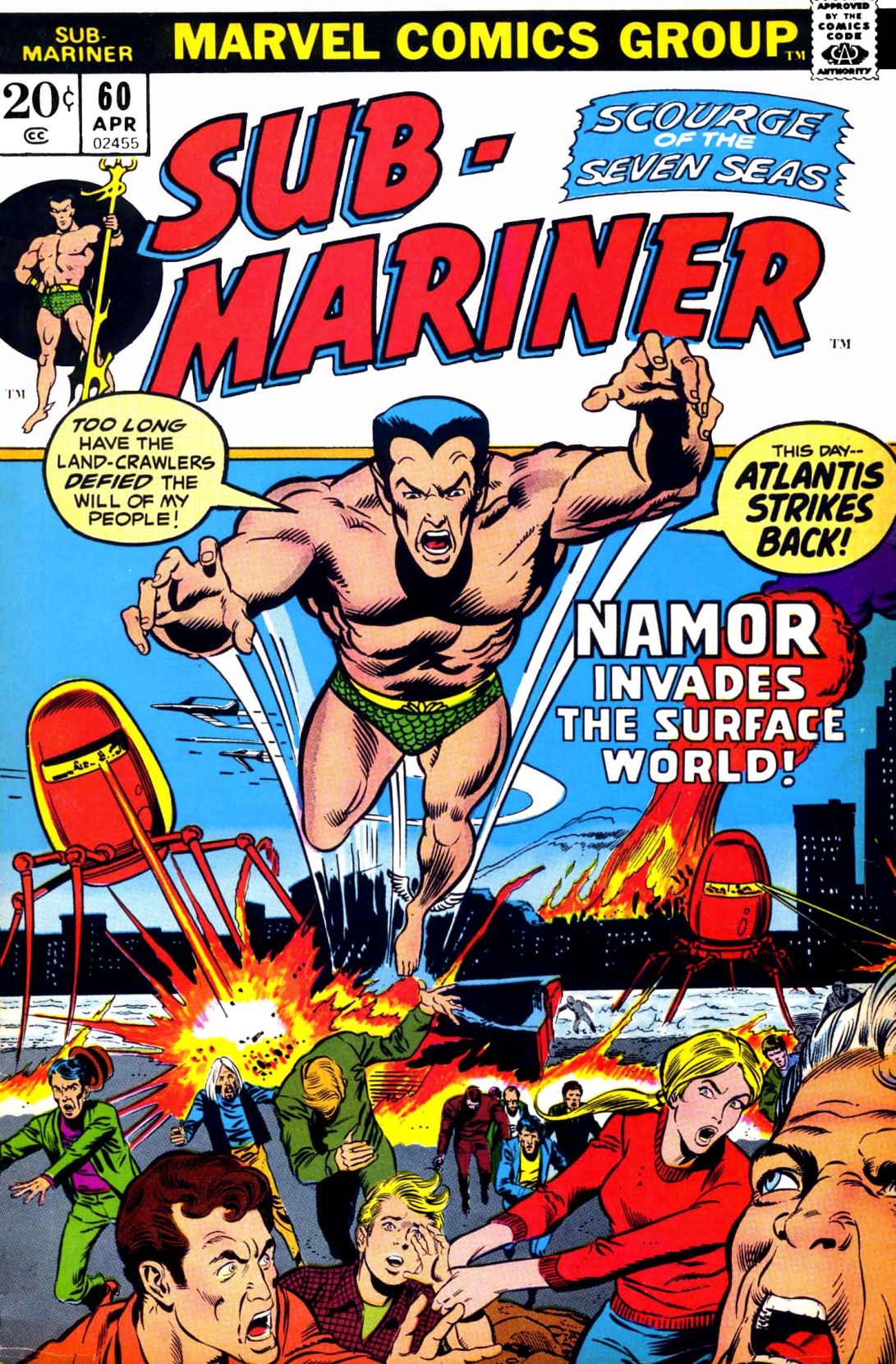 Read online The Sub-Mariner comic -  Issue #60 - 1