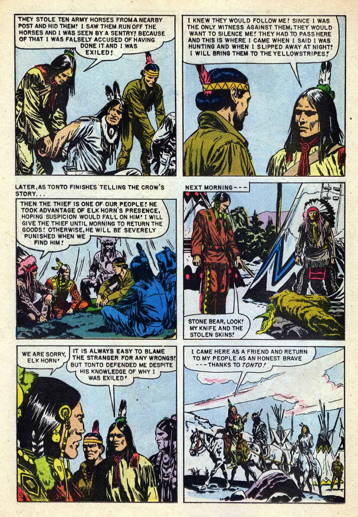 Read online Lone Ranger's Companion Tonto comic -  Issue #33 - 12